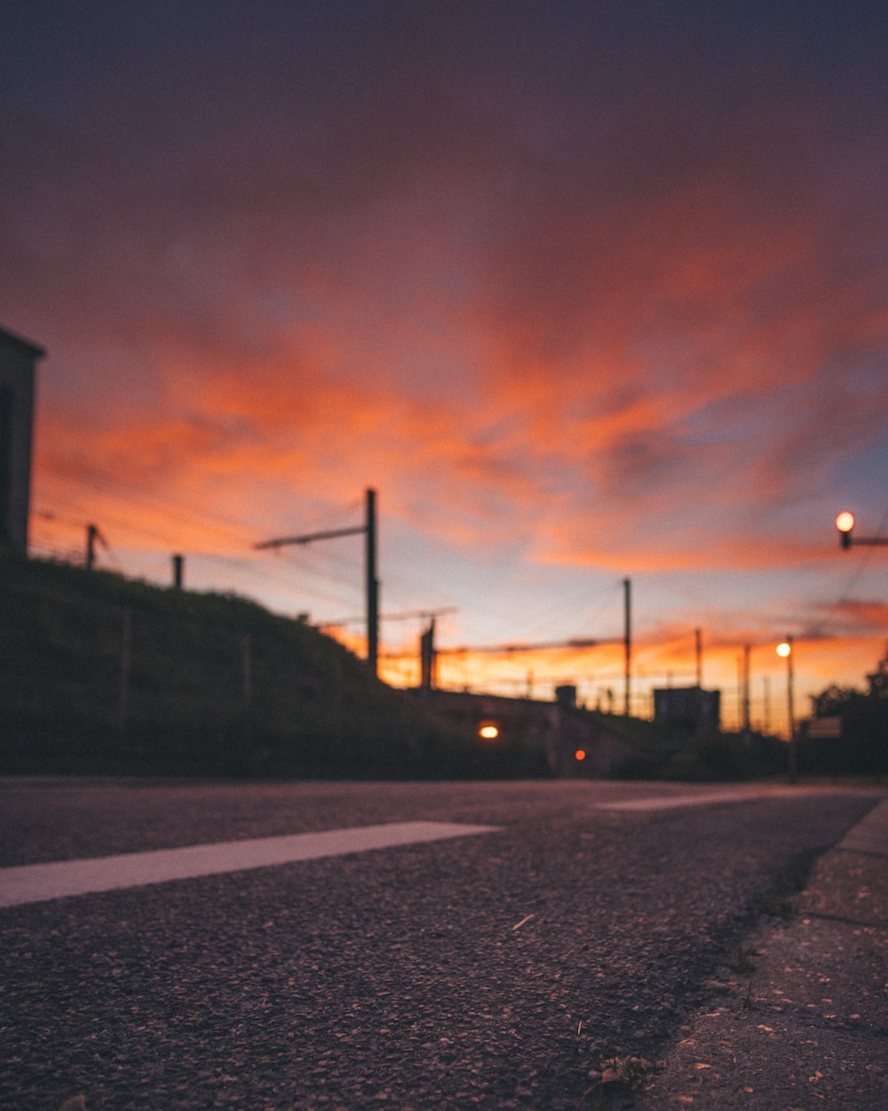 Street Sunset Picture. Download Free Image