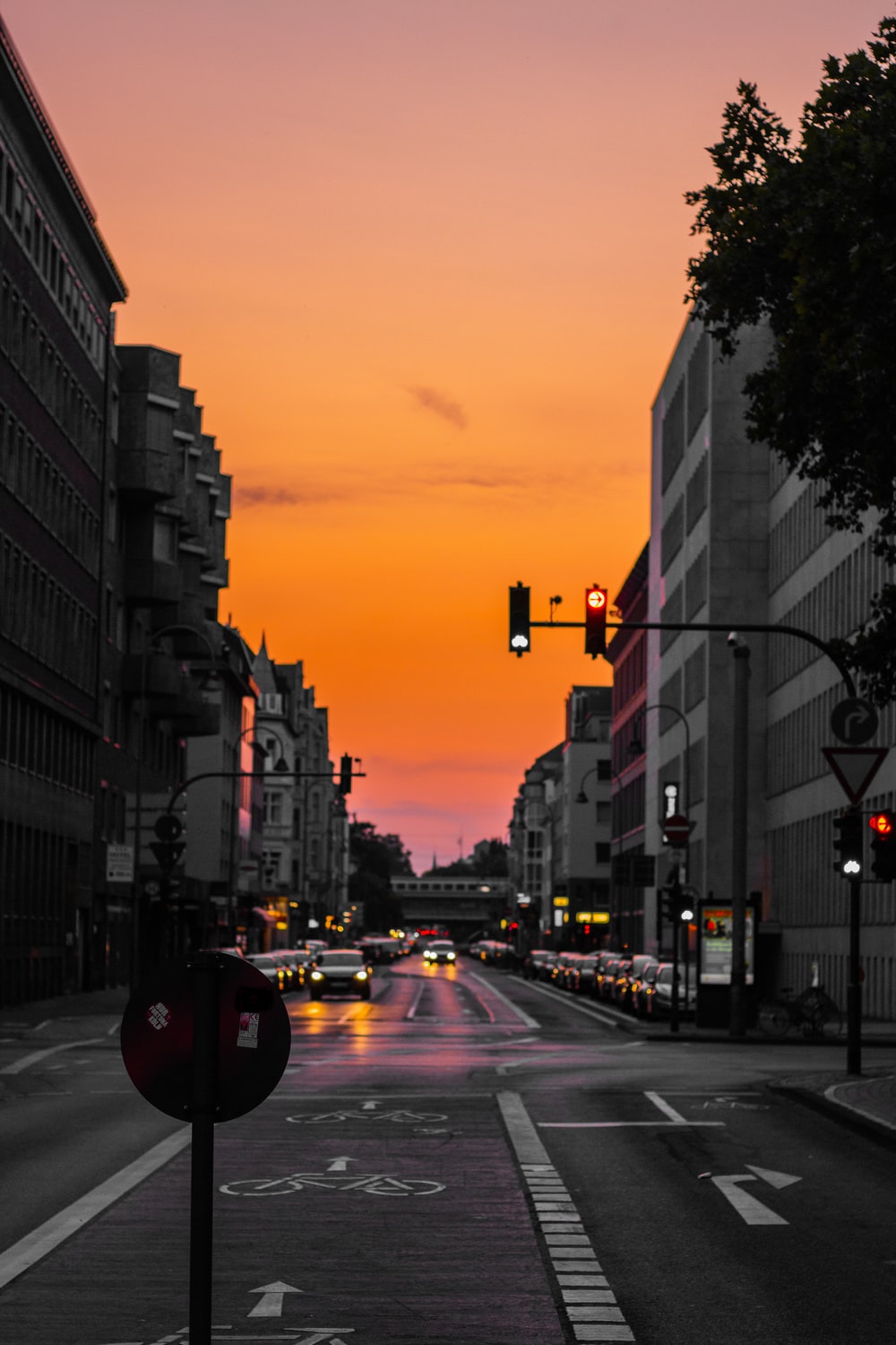 City Sunset Wallpaper