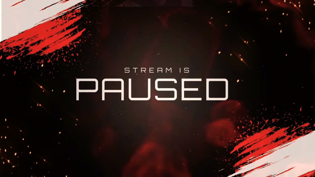 FREE Stream Paused (No Copyright). Stream Ending. Free Stream Overlay, Graphics