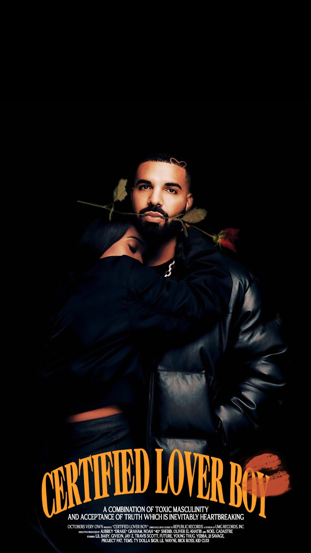 CM Designs on X: Drake x 21 Savage Her Loss iOS 16 Wallpaper
