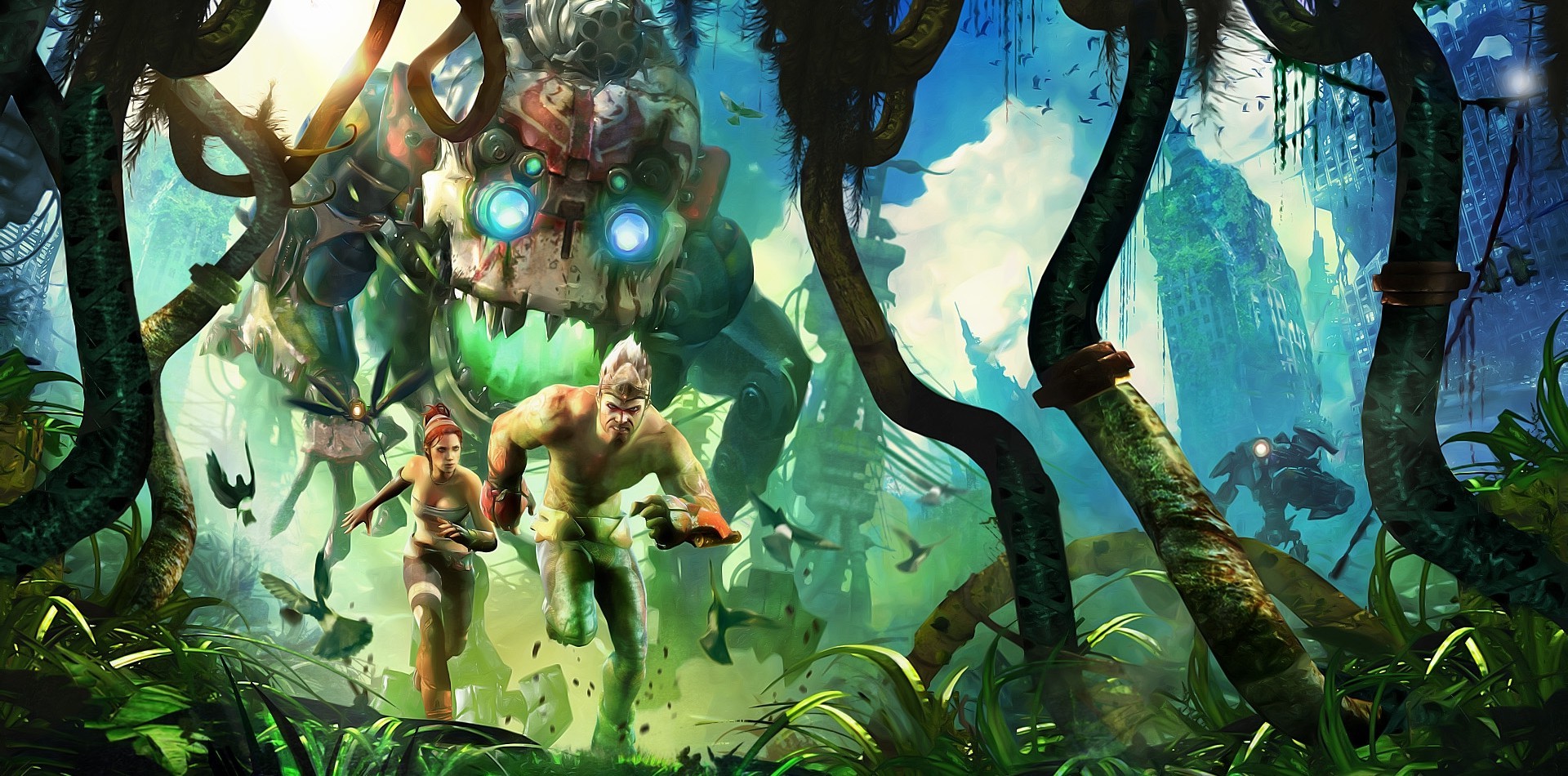 Wallpaper : 1920x950 px, Enslaved Odyssey to the West, video games 1920x950  - wallup - 1069224 - HD Wallpapers - WallHere