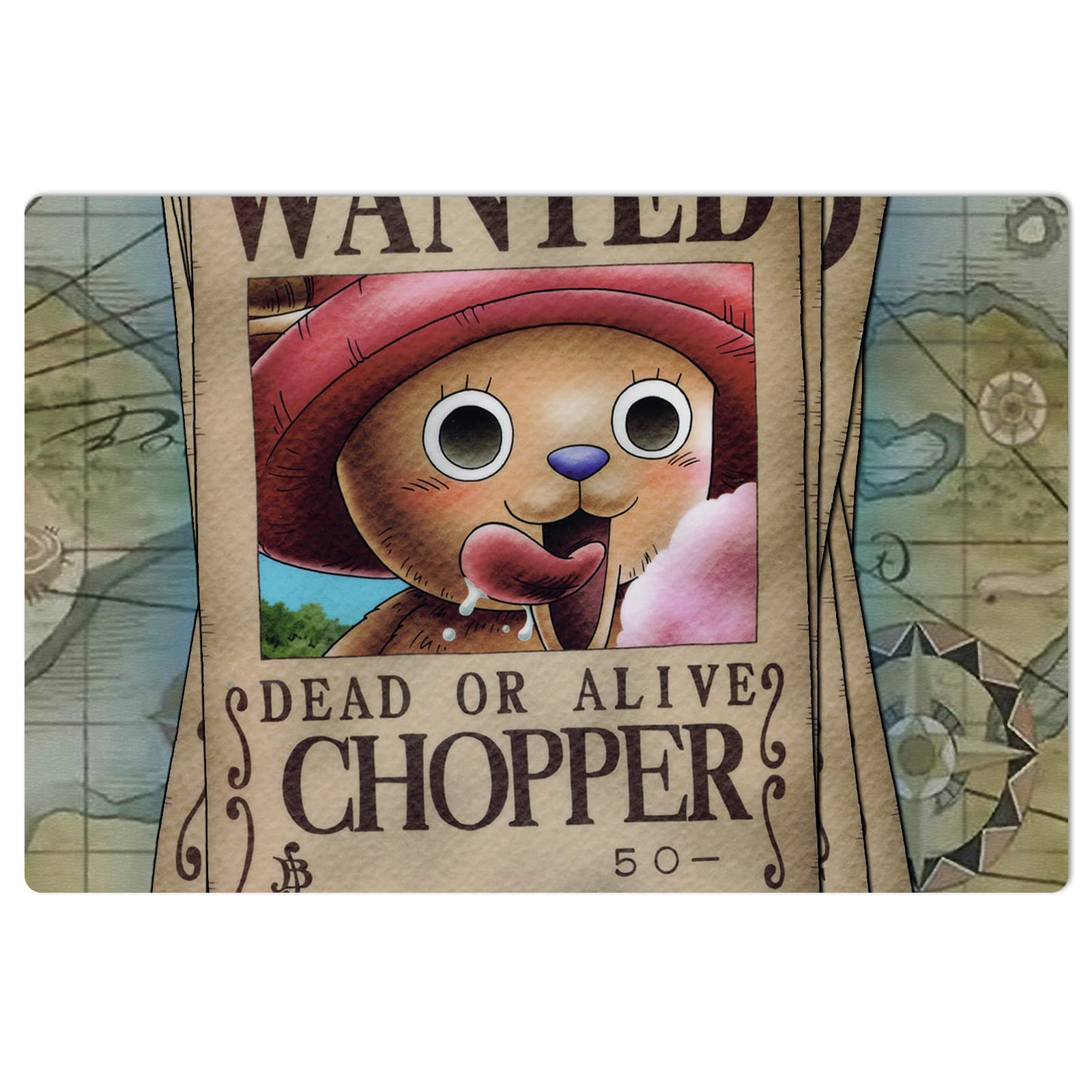 Amazon.com, One Piece Figure Chopper Metal Signs One Piece Bounty Wanted Posters Straw Hat Pirate Crew Chopper Tin Poster Retro Home Living Room Porch Wall Art Decor 12x18 Inches