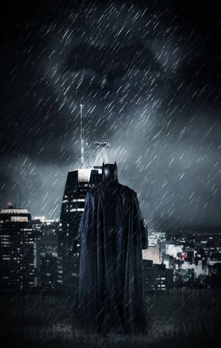 Download The Batman Movie Rain Wallpaper