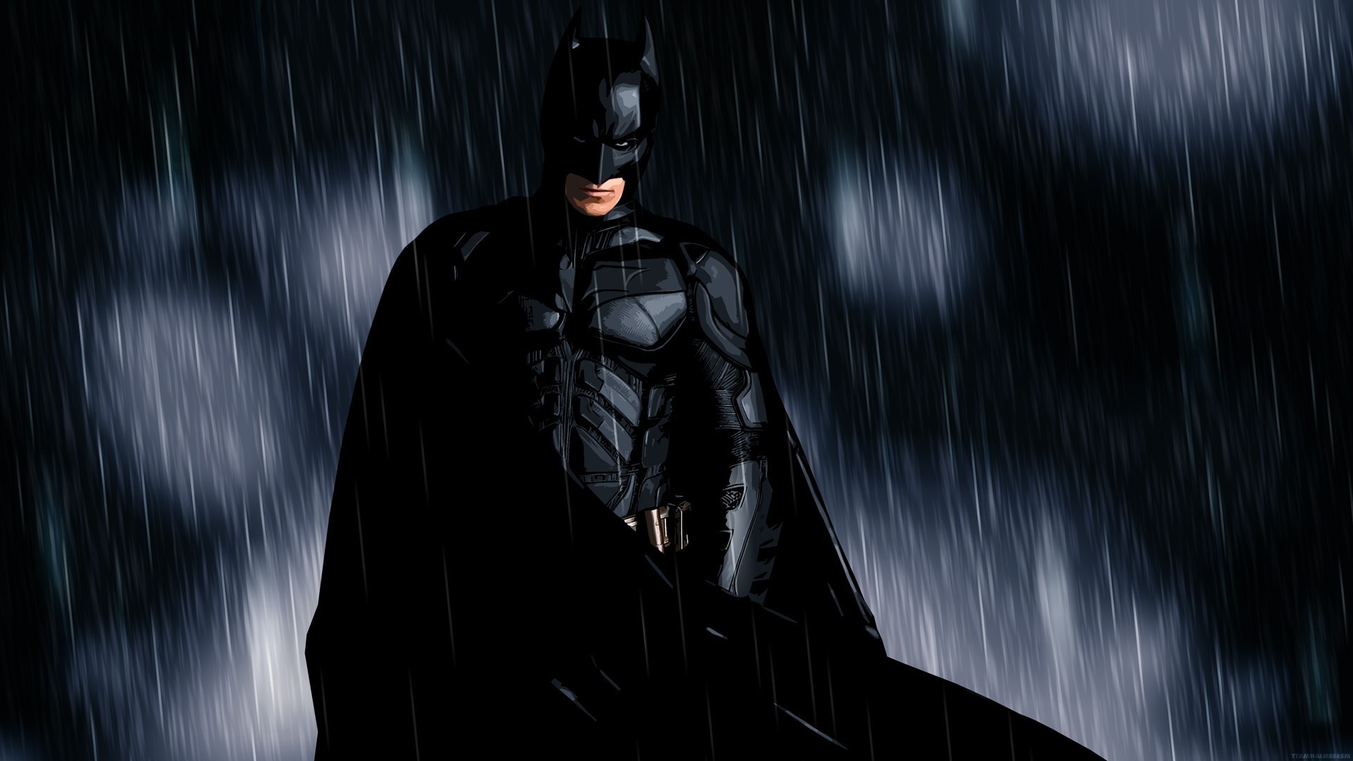 Batman in the rain Wallpaper 4k HD ID:4923