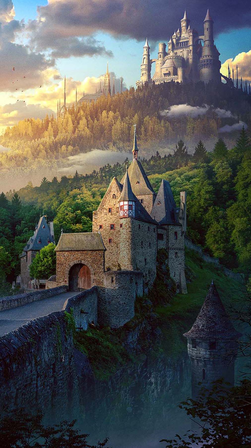 Fantasy Castle IPhone Wallpaper HD Wallpaper, iPhone Wallpaper