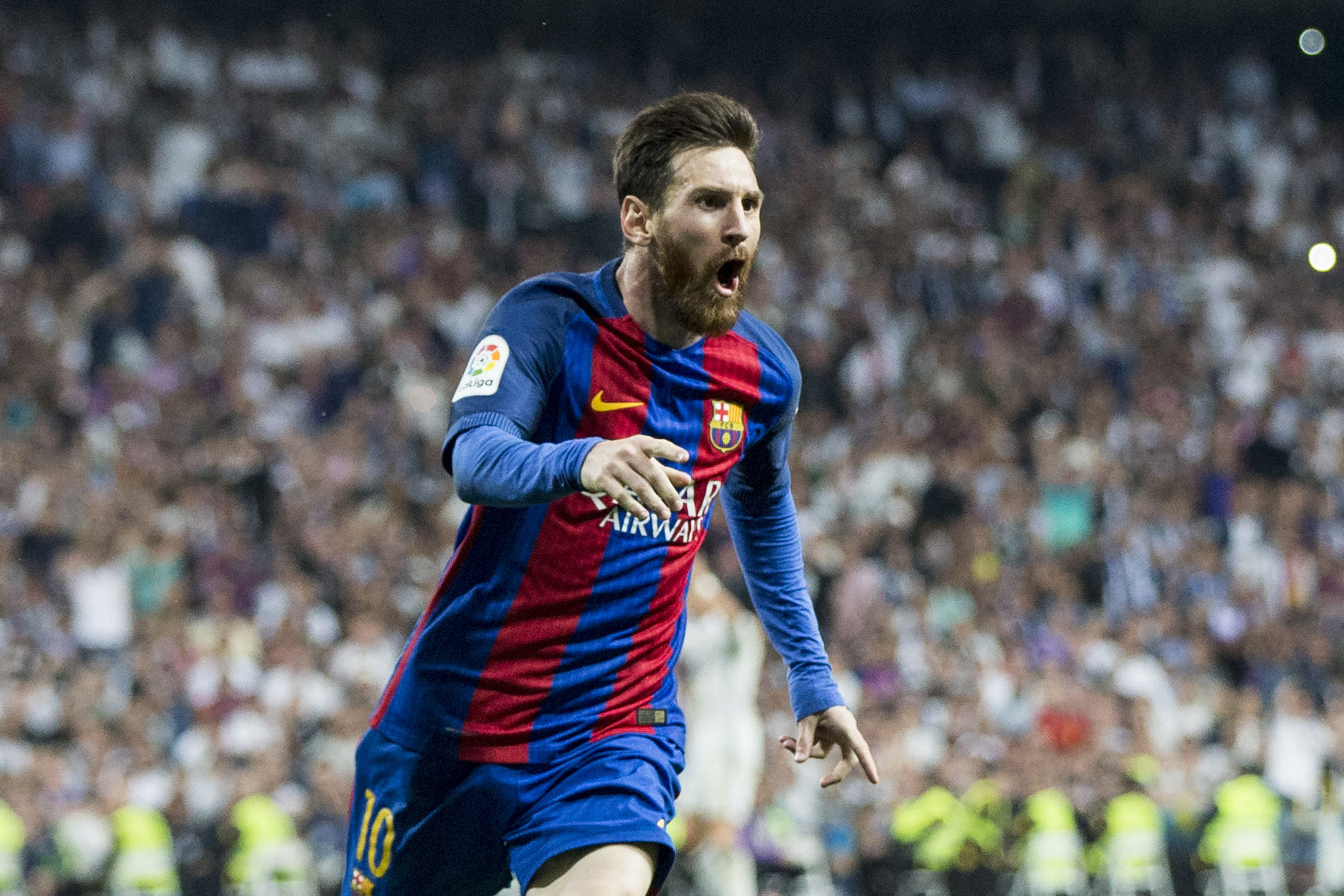Lionel Messi celebration vs Real Madrid: Barcelona legend's infamous  Clasico jersey taunt explained