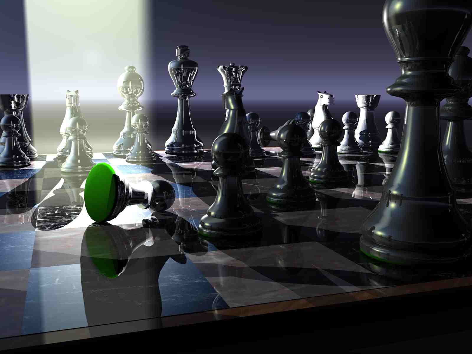 3D Chess Wallpaper