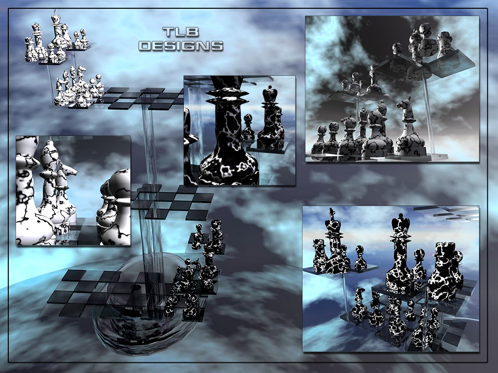 fantasy 3d art,  3d art screensaver. 3d fantasy arts, graphic art  pictures 3d Chess