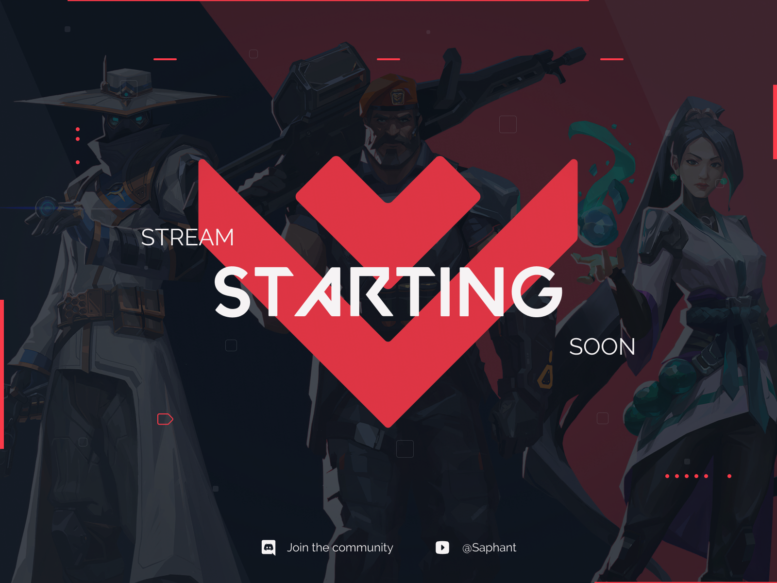 A Stream Starting Soon™ -Screen