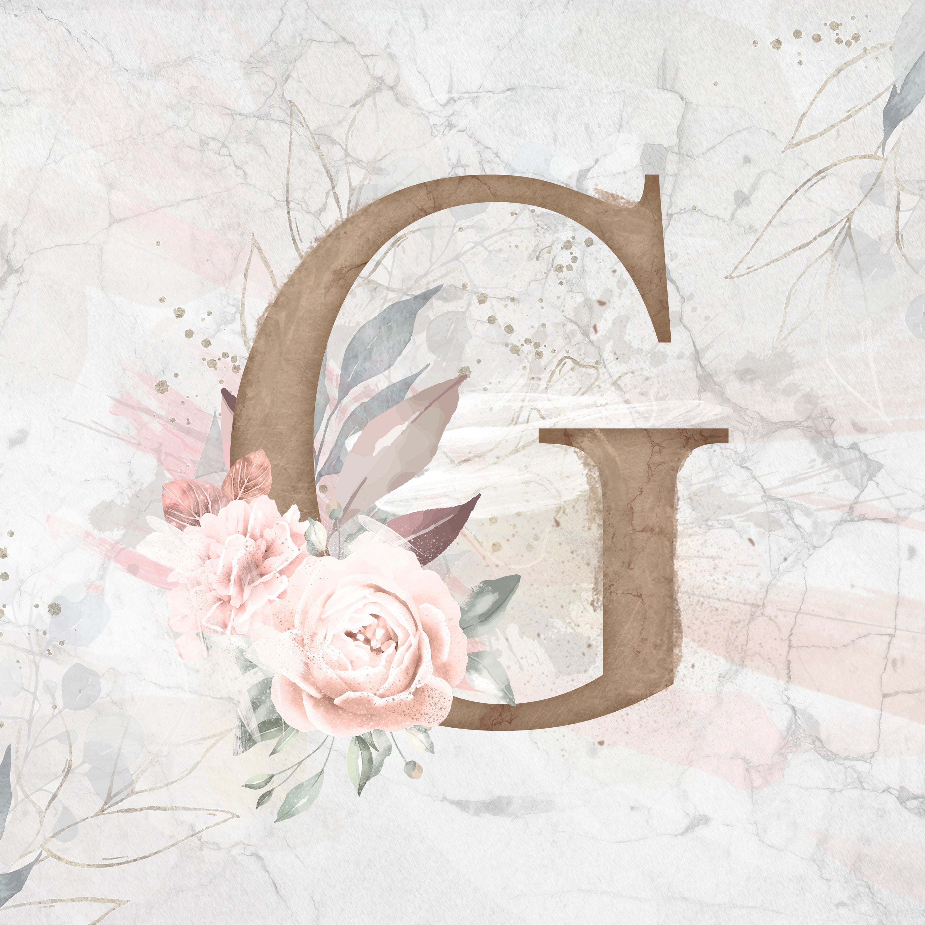 Letter G Wall Art. Paintings, Drawings & Photograph Art Prints