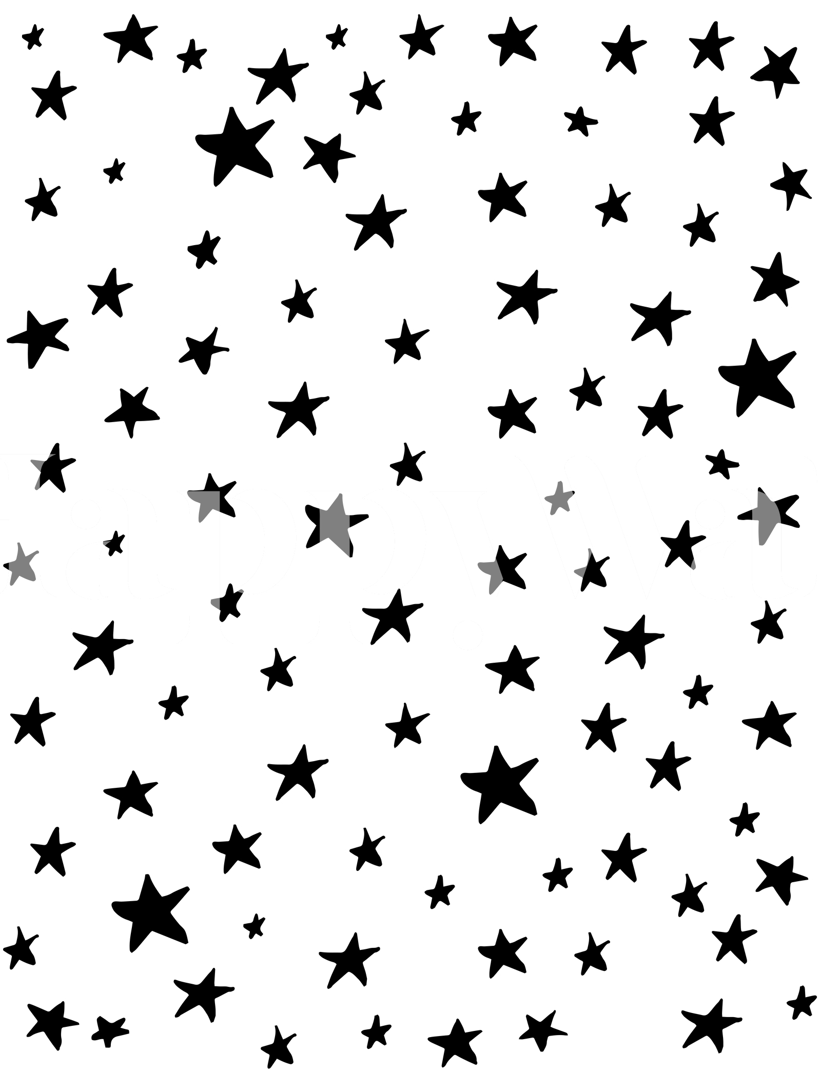 Black And White Stars Wallpaper
