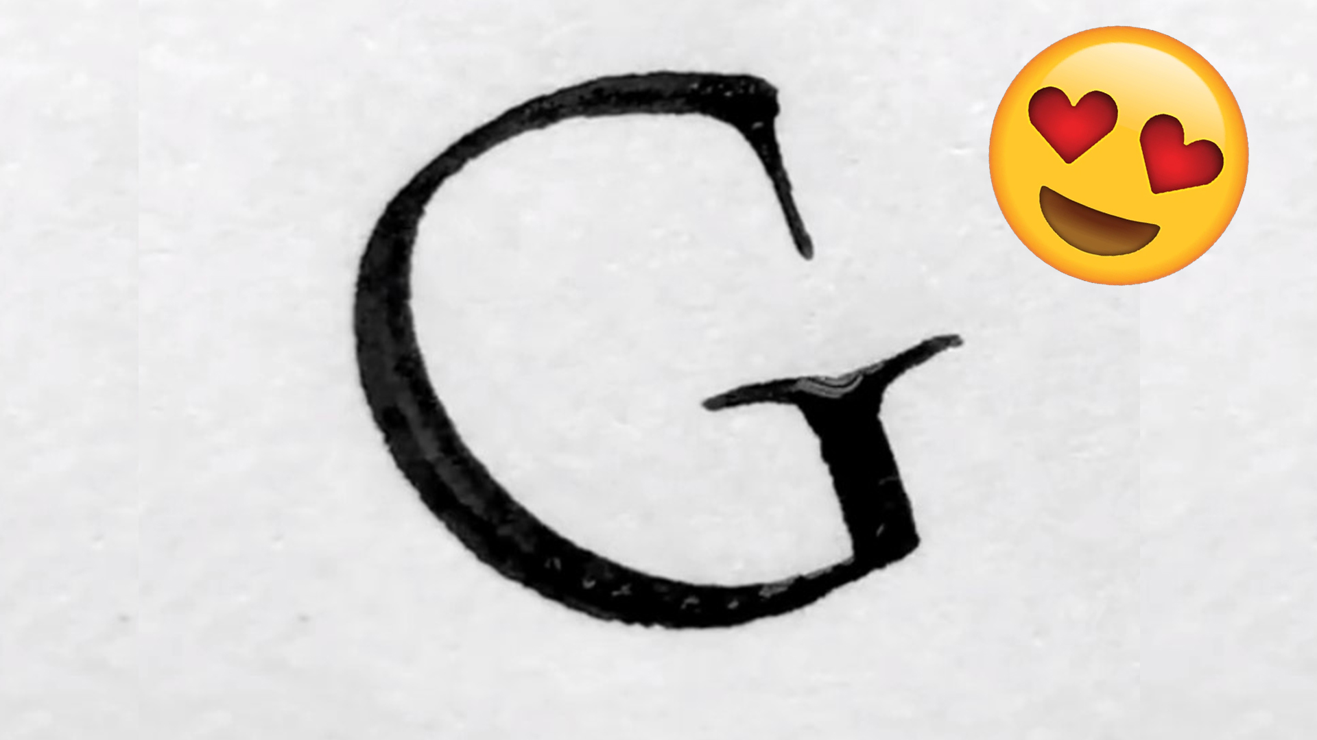 Mesmerising calligraphy video reveals the letter Gs