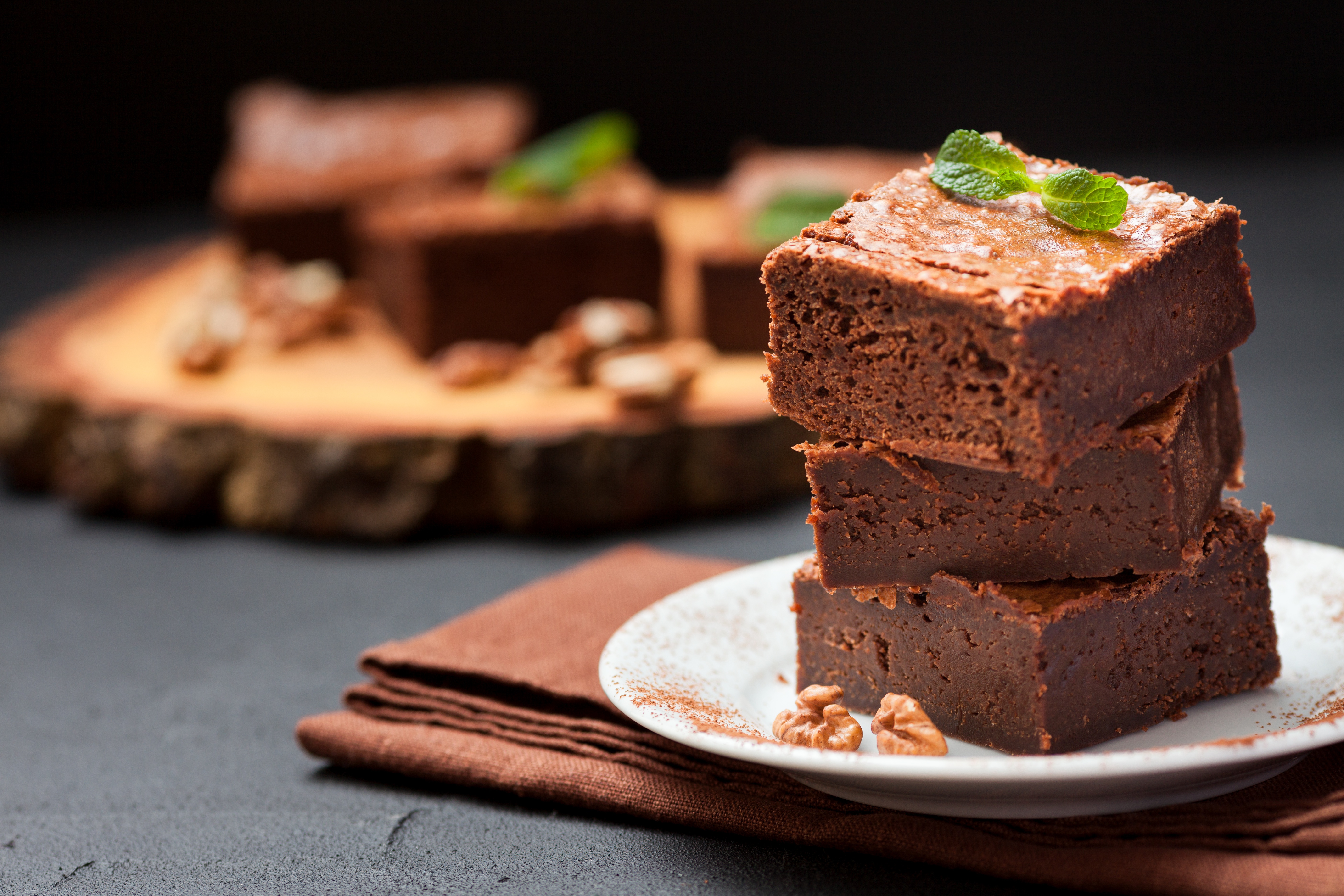 Food Brownie 4k Ultra HD Wallpaper