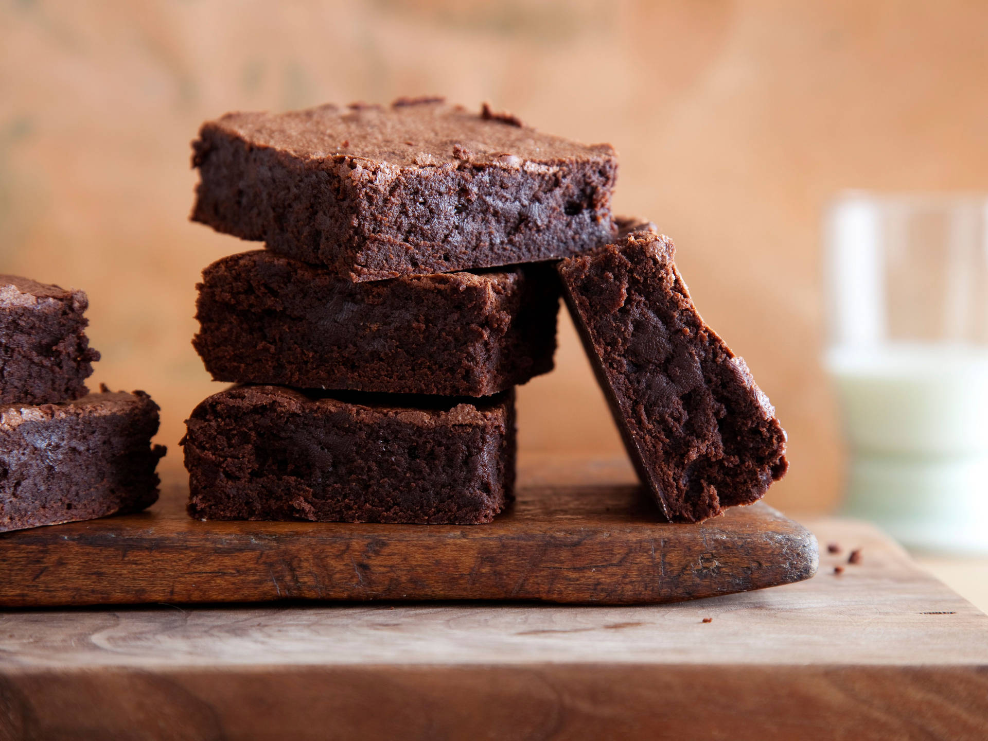Download Yummy Bite Sized Brownies Wallpaper