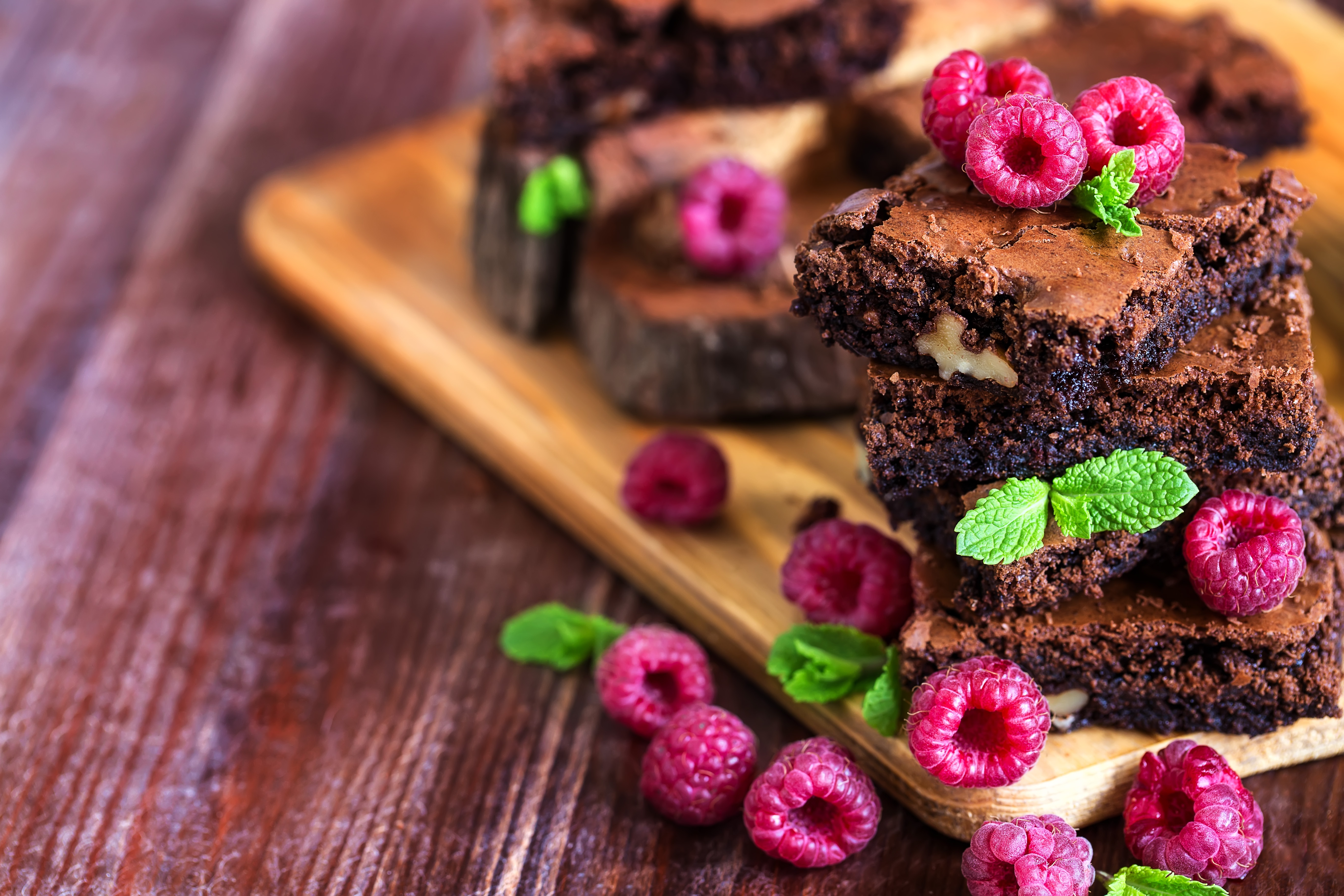 Food Brownie 4k Ultra HD Wallpaper