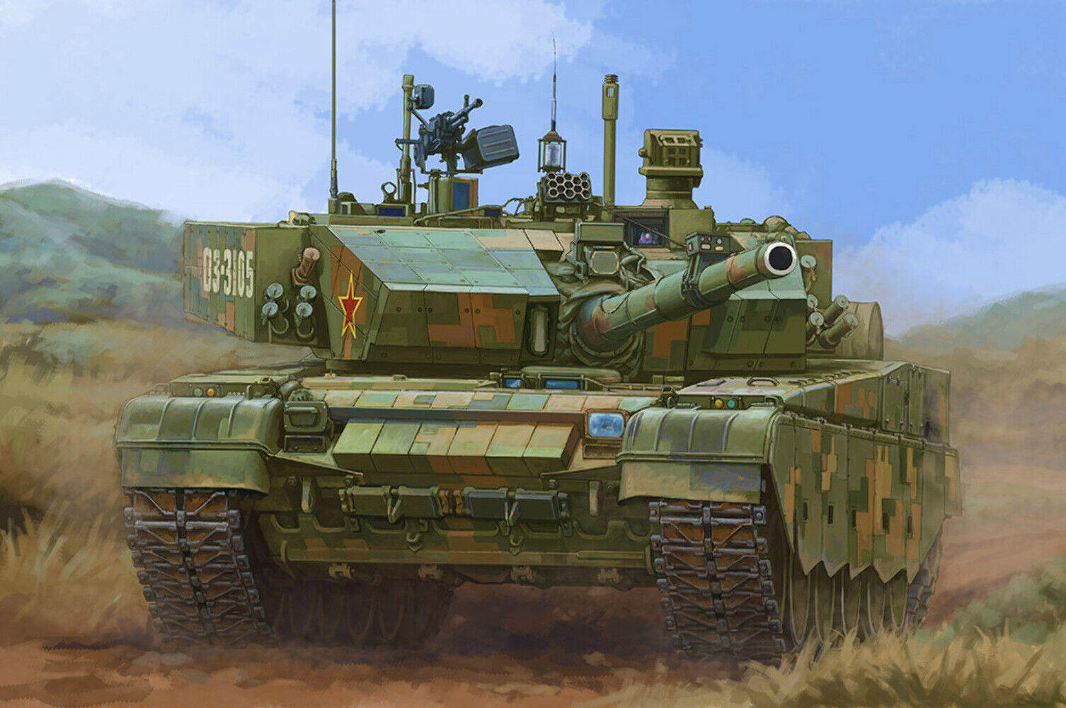 Hobby Boss 1:35 ZTZ 99A MBT Type 99 CHINESE TANK Model Kit 84518
