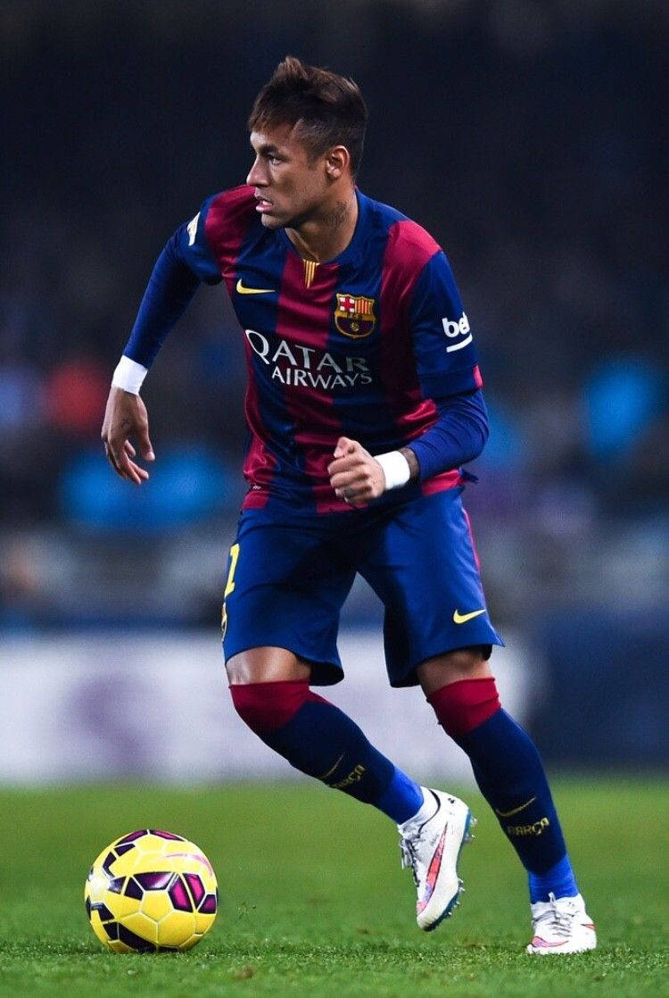 Download Image Neymar playing in a match for FC Barcelona Wallpaper