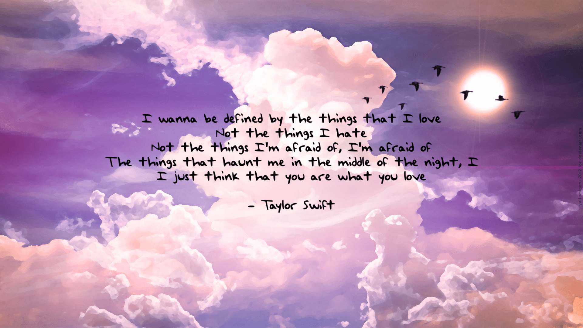 Taylor Swift Song Lyrics Wallpapers - Wallpaper Cave