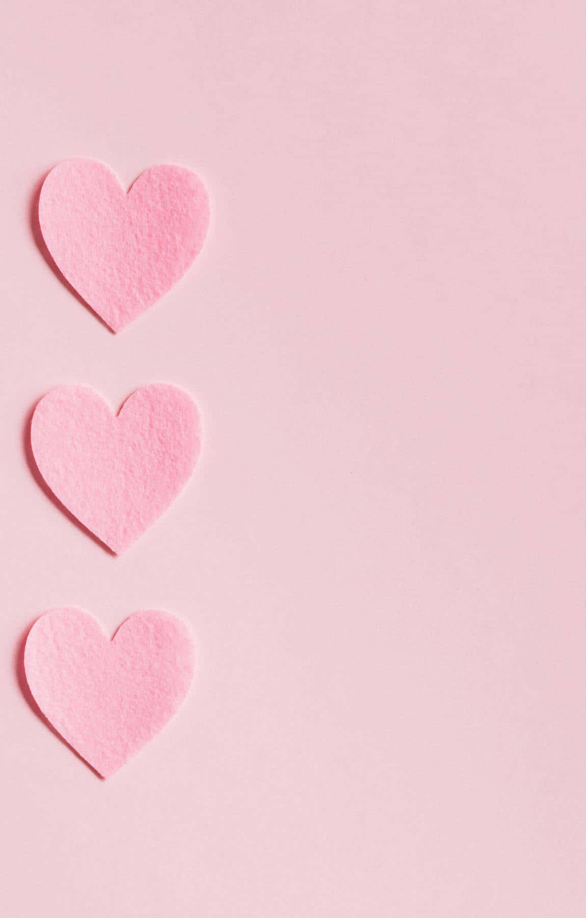 Pink Hearts Background. Wallpaper