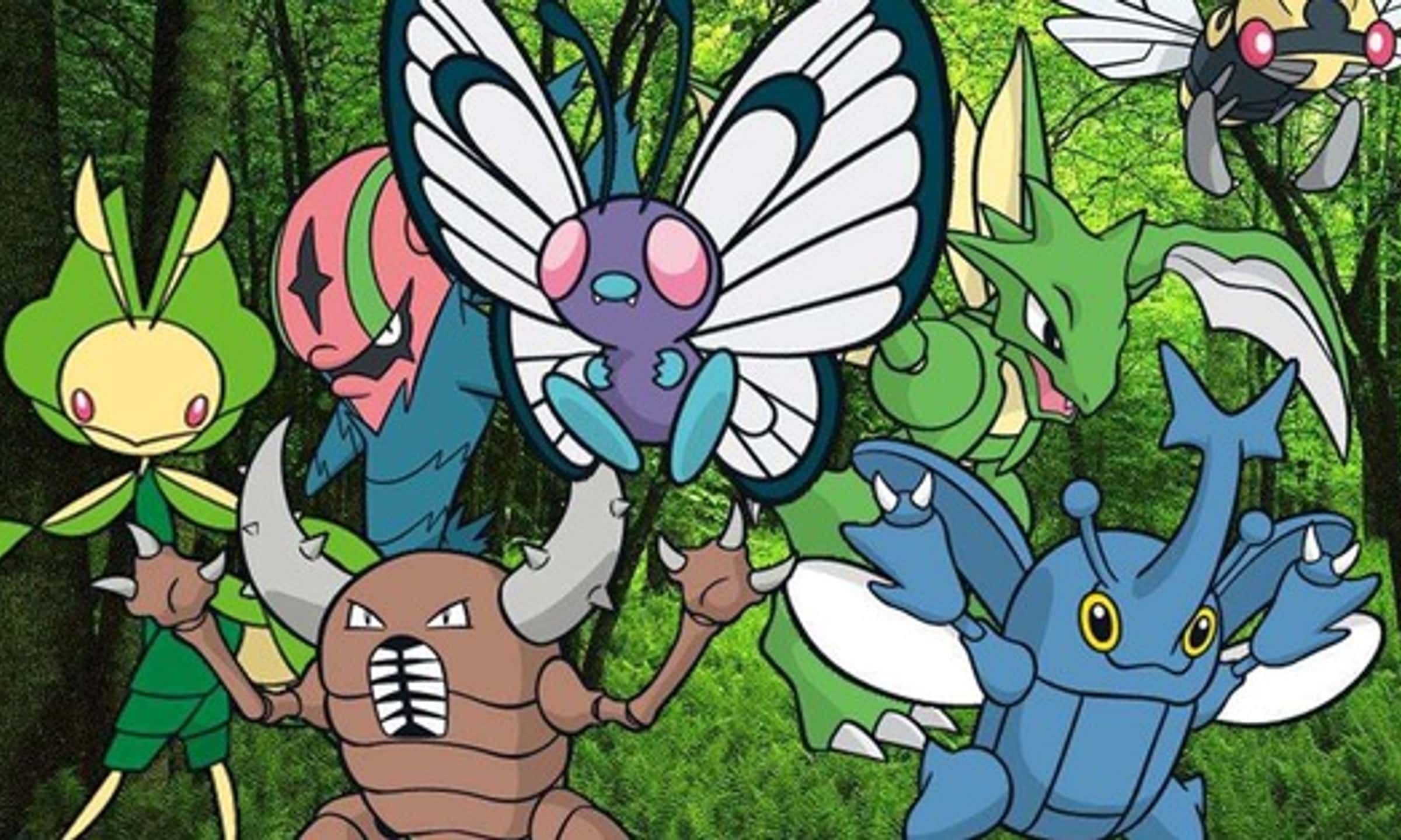 Bug Type Pokémon Wallpapers Wallpaper Cave