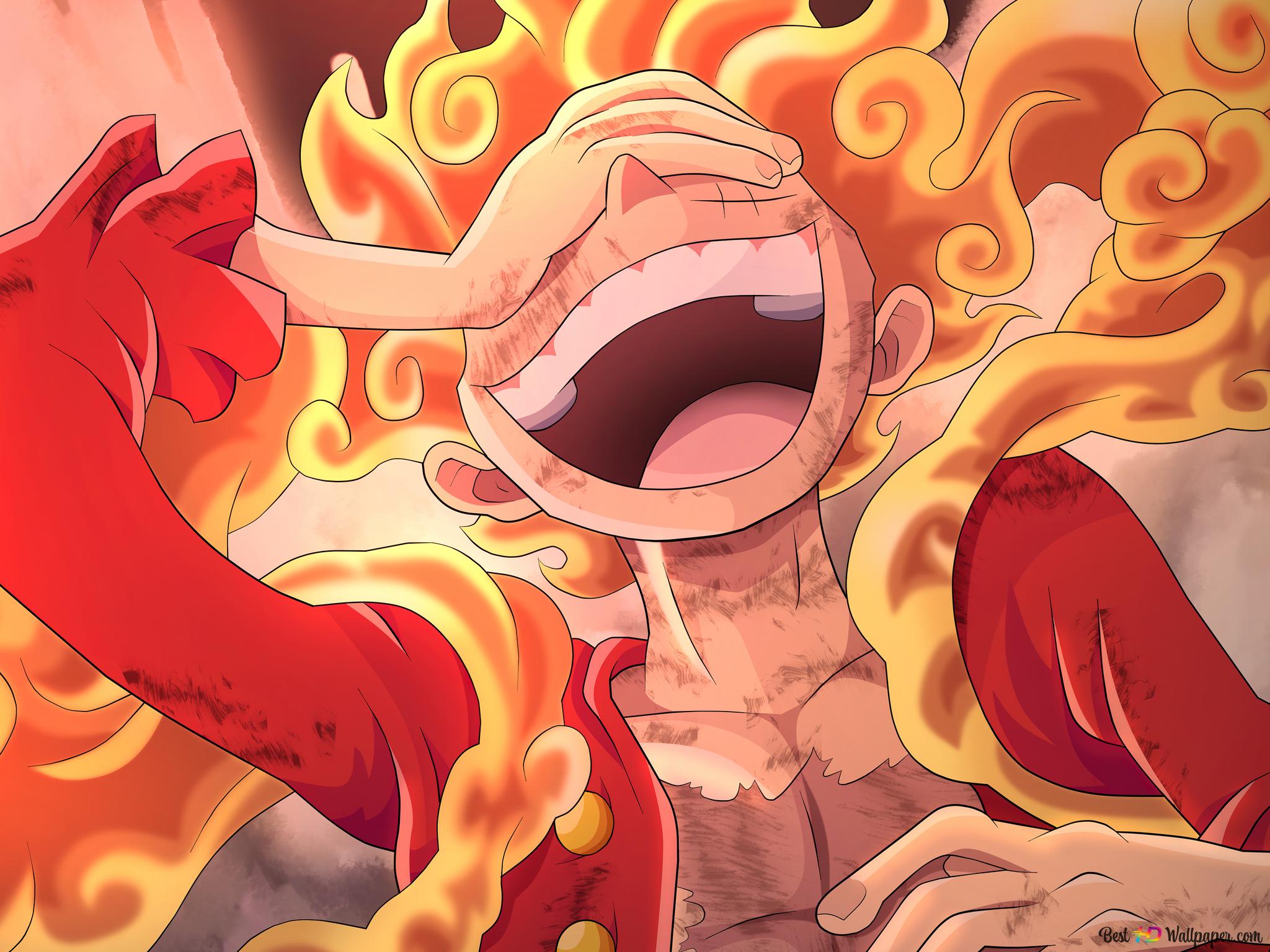 One Piece Gear 5 Sun God 8K wallpaper download