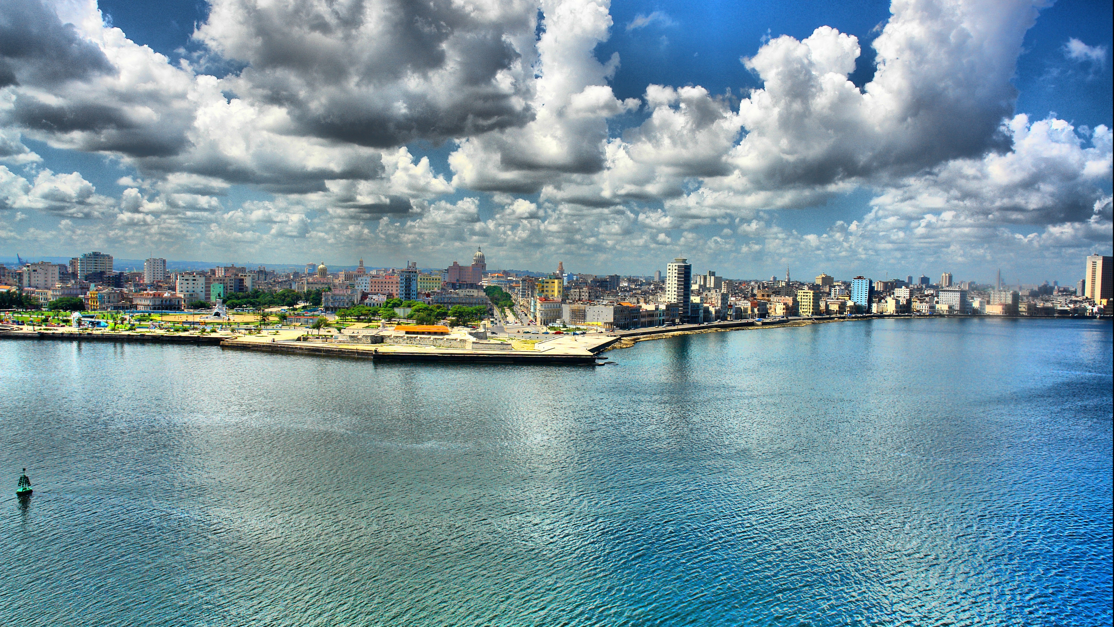 Wallpaper 4k cuba, havana, promenade, hdr 4k Wallpaper