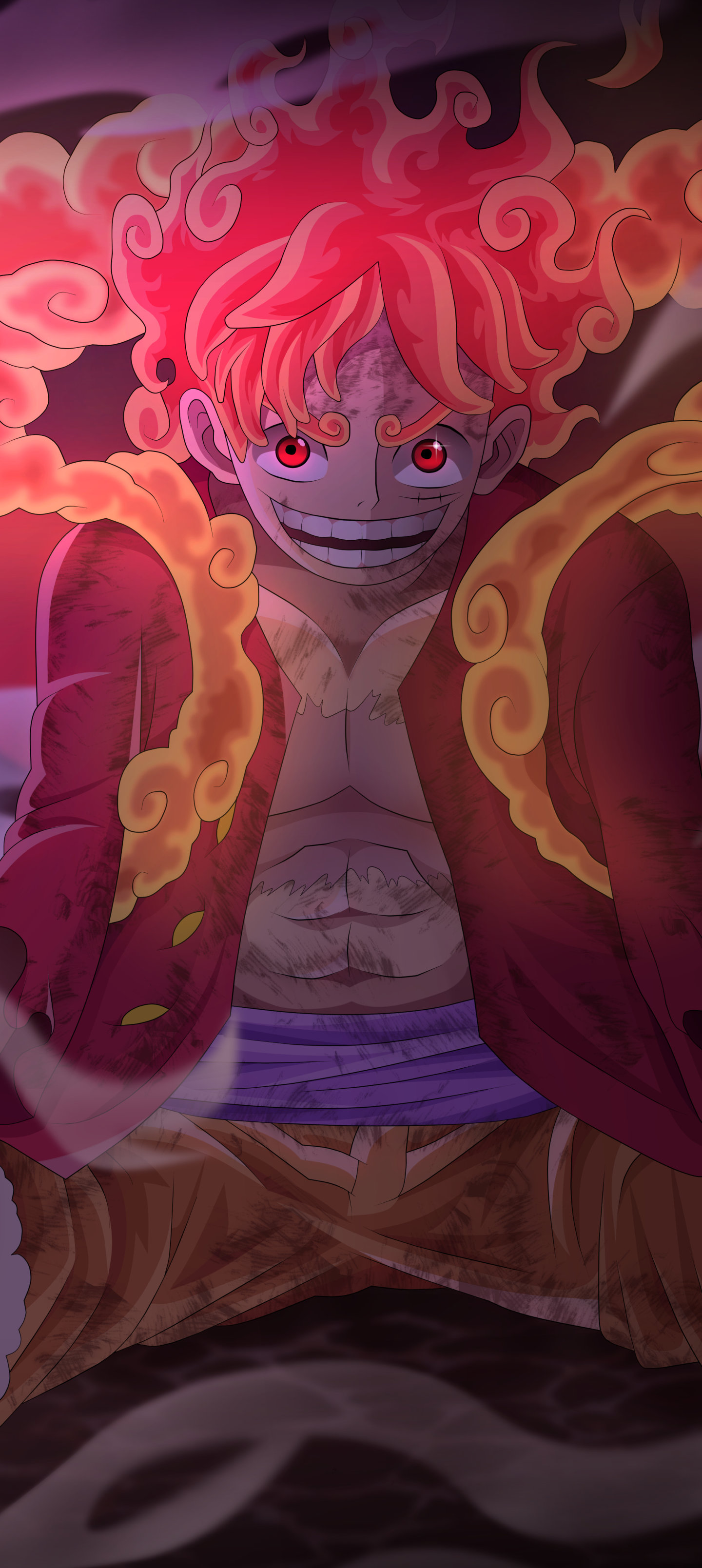 Wallpaper / Anime One Piece Phone Wallpaper, Gear 5 (One Piece), Monkey D. Luffy, 1440x3216 free download