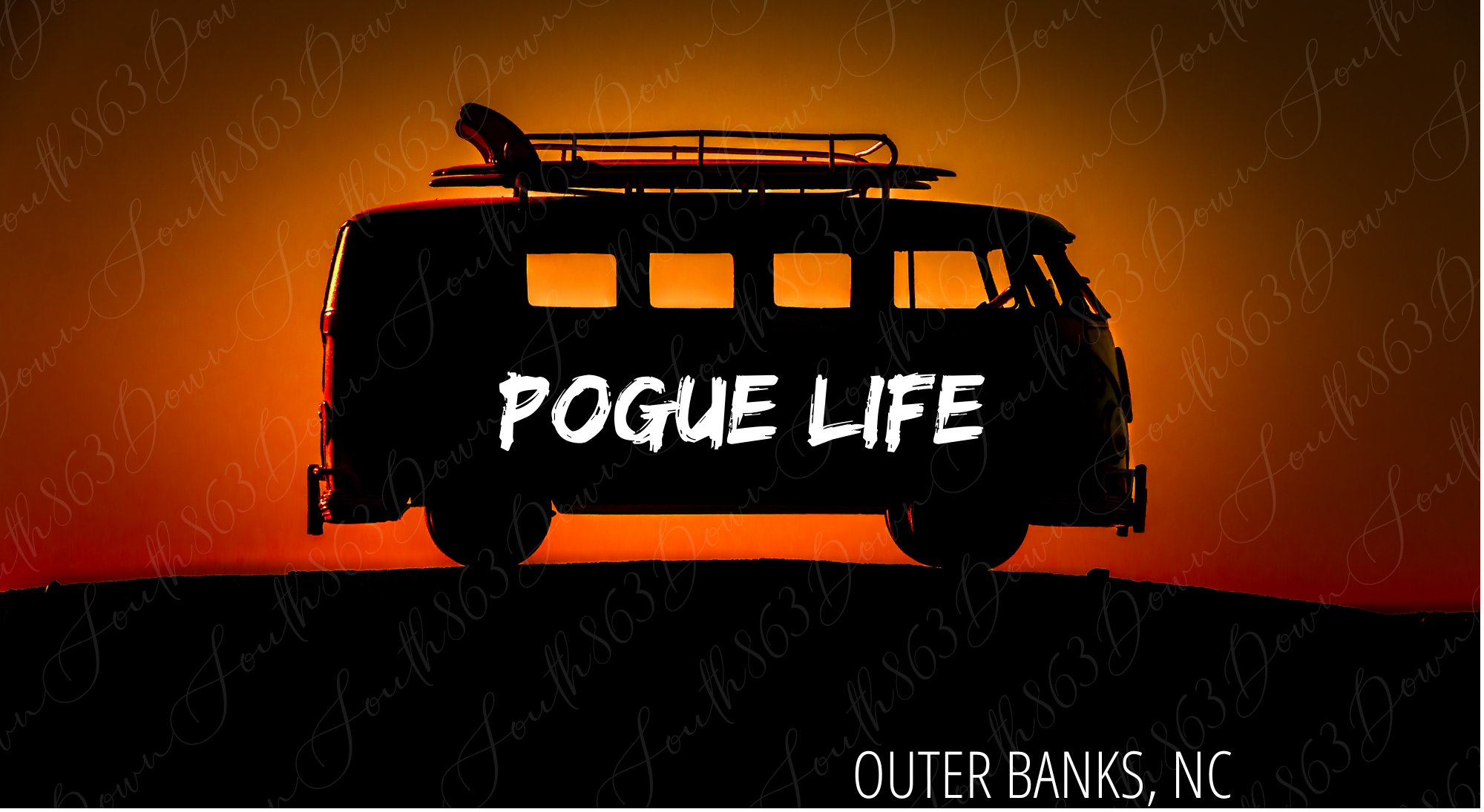 Pogue Life Outerbanks Vintage Van the Twinkie John B P4l