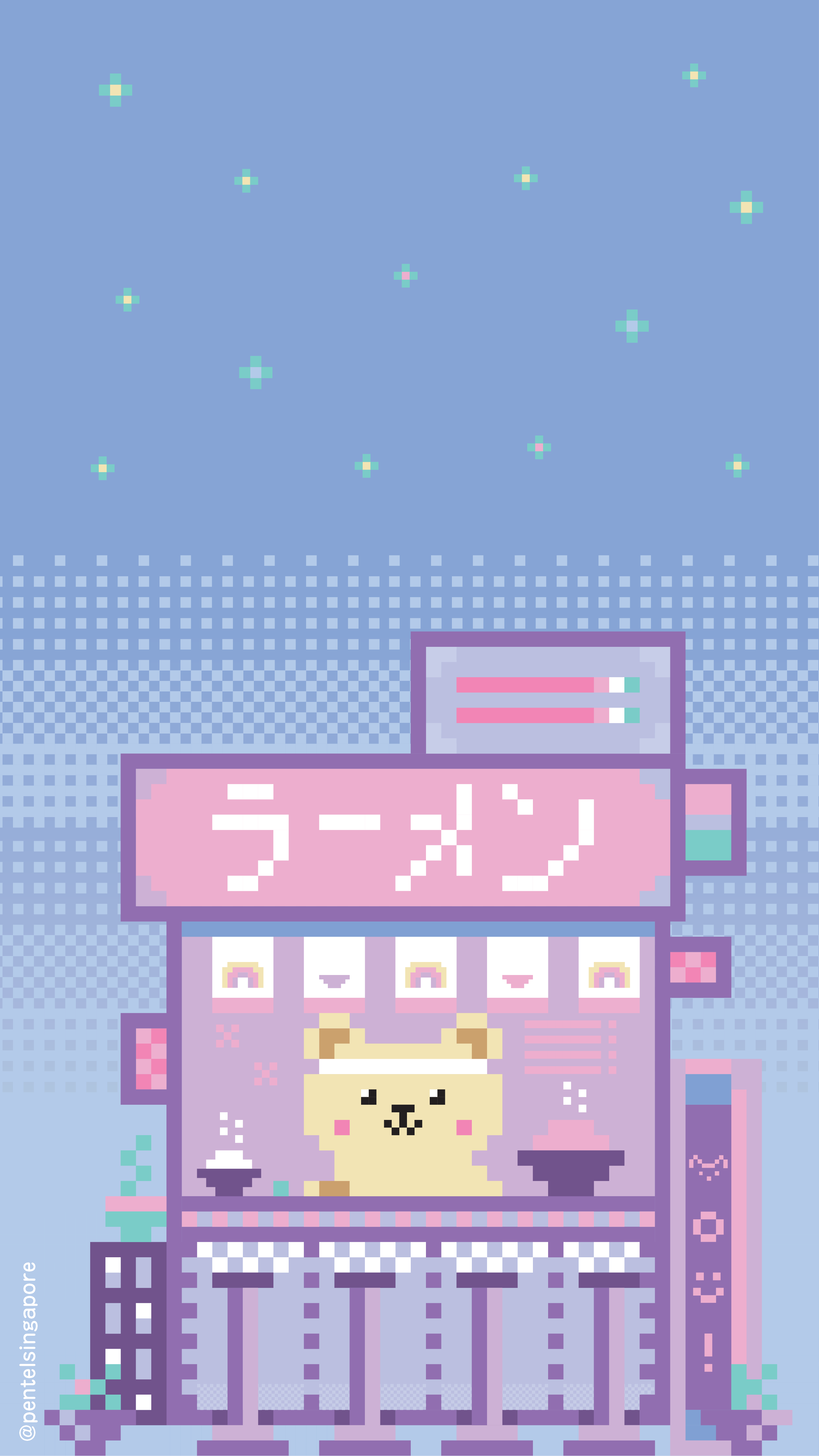 Energel Kawaii Pixel Art Series: Free Wallpaper– Pentel Singapore