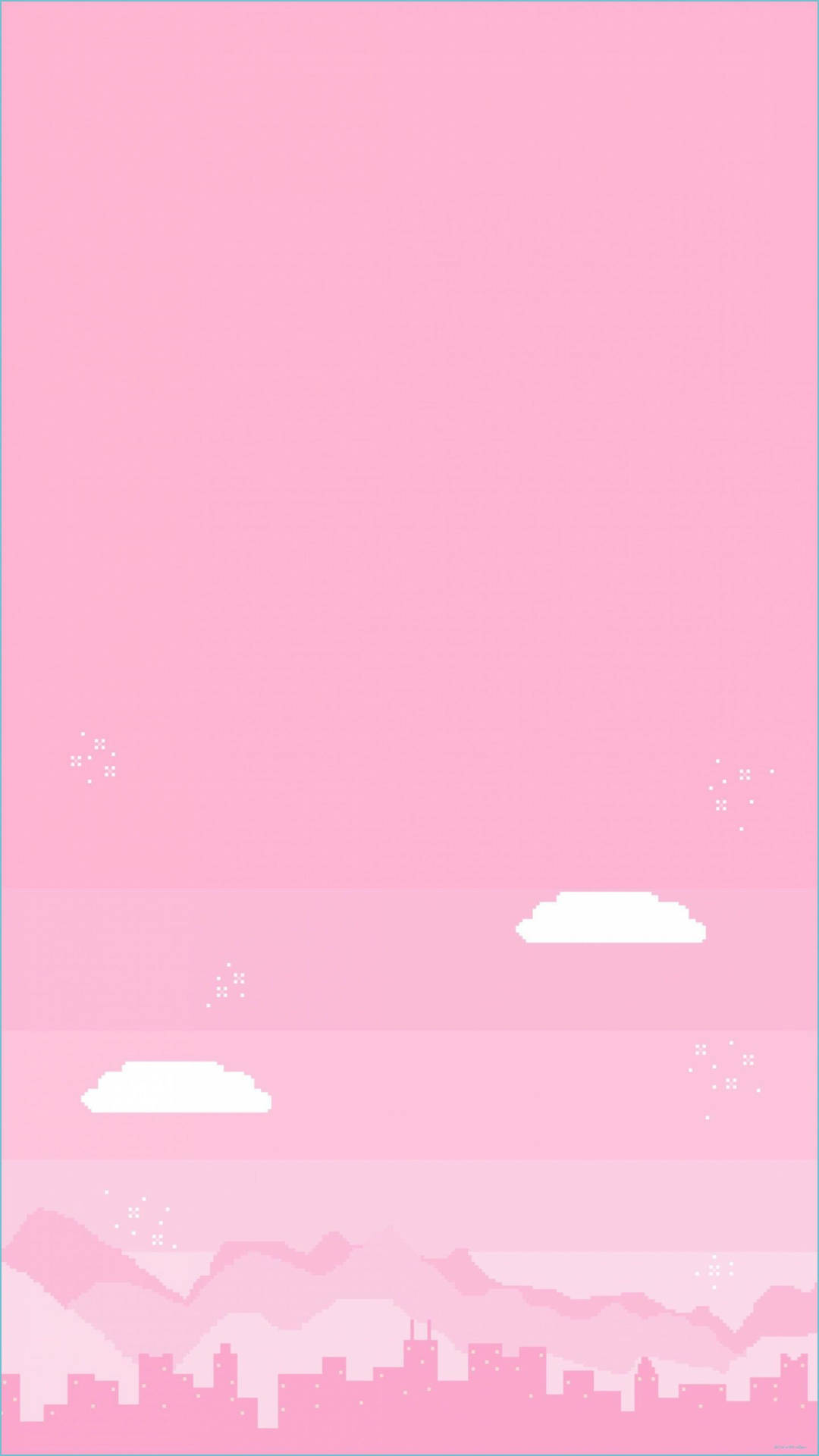 Download Light Pink Aesthetic Pixel Art Wallpaper