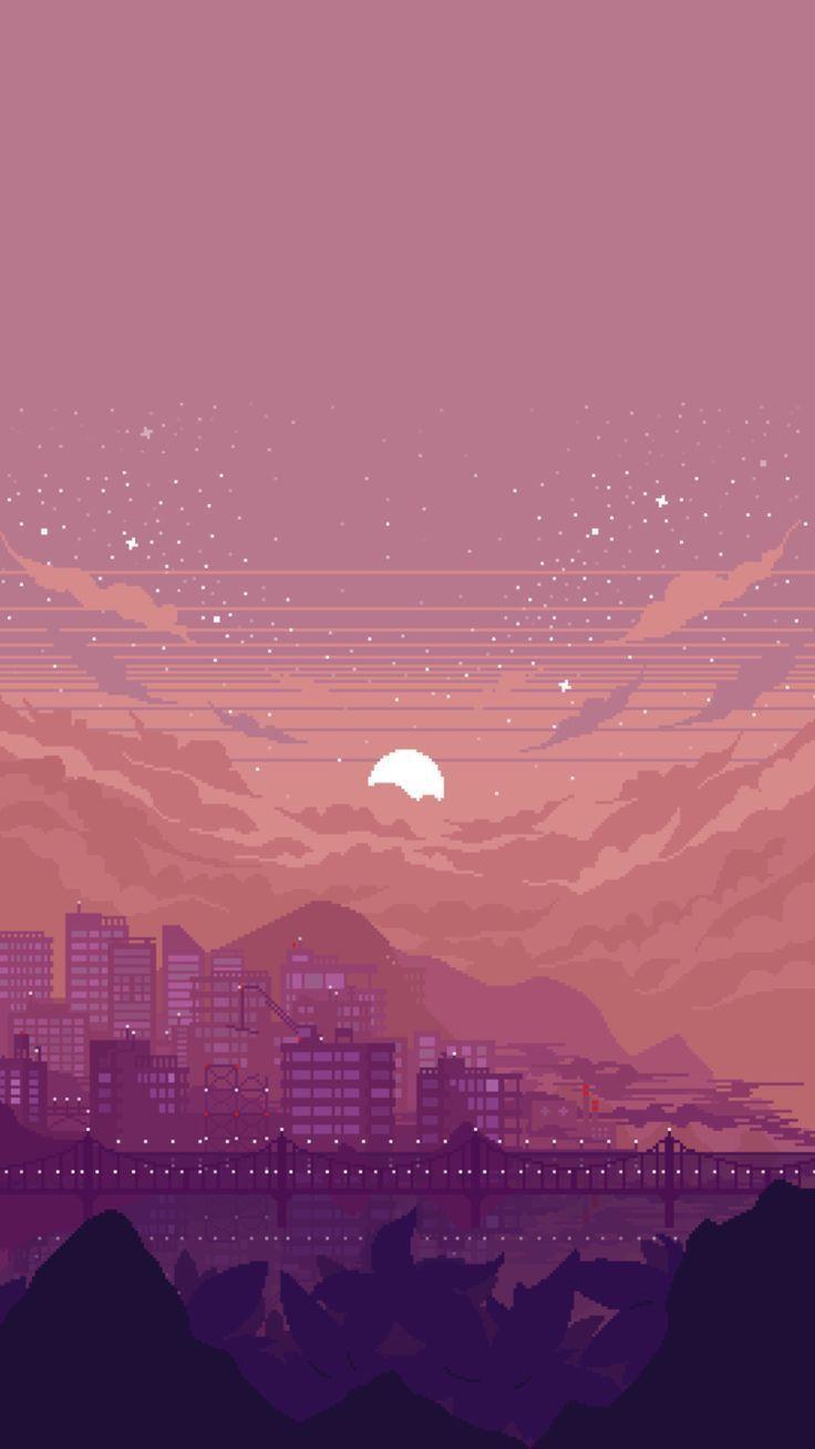 Pink Pixel Art Wallpaper Free Pink Pixel Art Background
