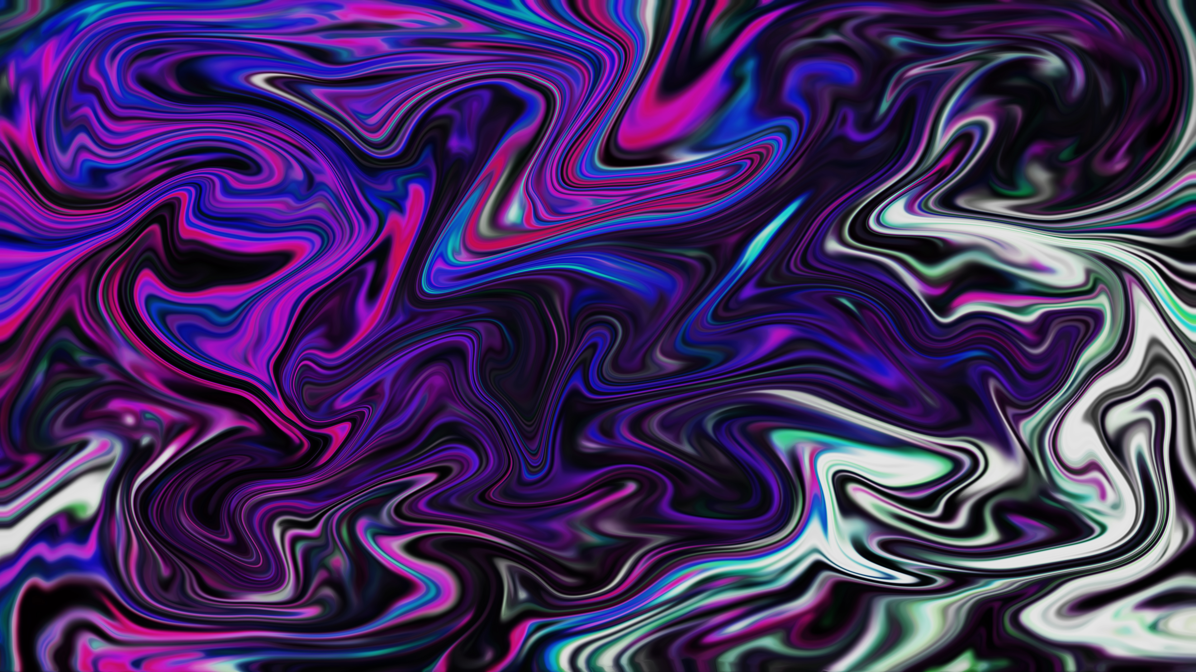 Wallpaper, abstract, fluid, liquid, artwork, ArtStation, behance, shapes, paint brushes, purple background 3840x2160