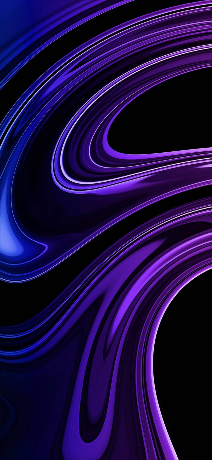 Download Purple Liquid iPhone 12 Wallpaper