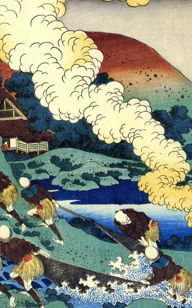 Hokusai iPhone Wallpaper