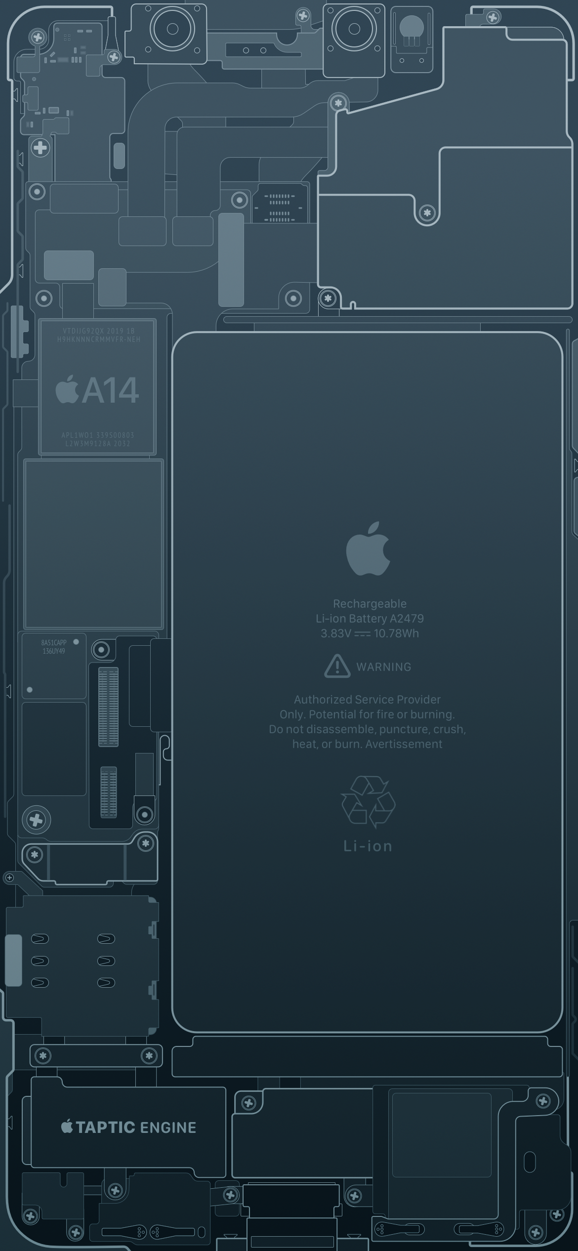 Pro Max Schematic Wallpaper