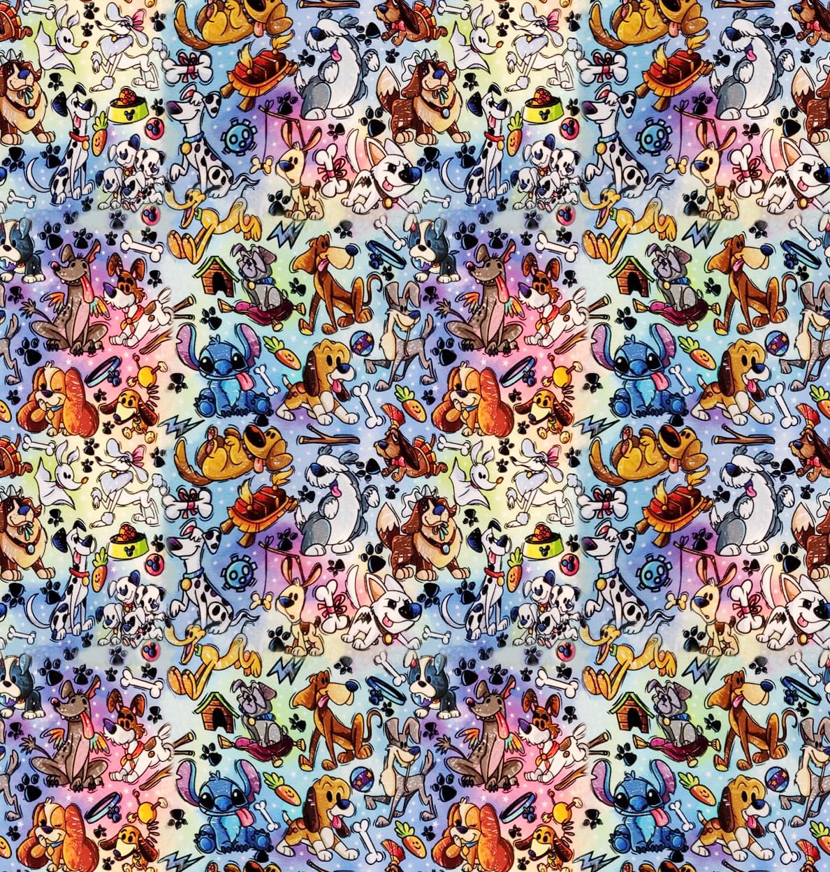 Disney Dogs Doodle style. Disney artwork, Disney wallpaper, Disney dogs