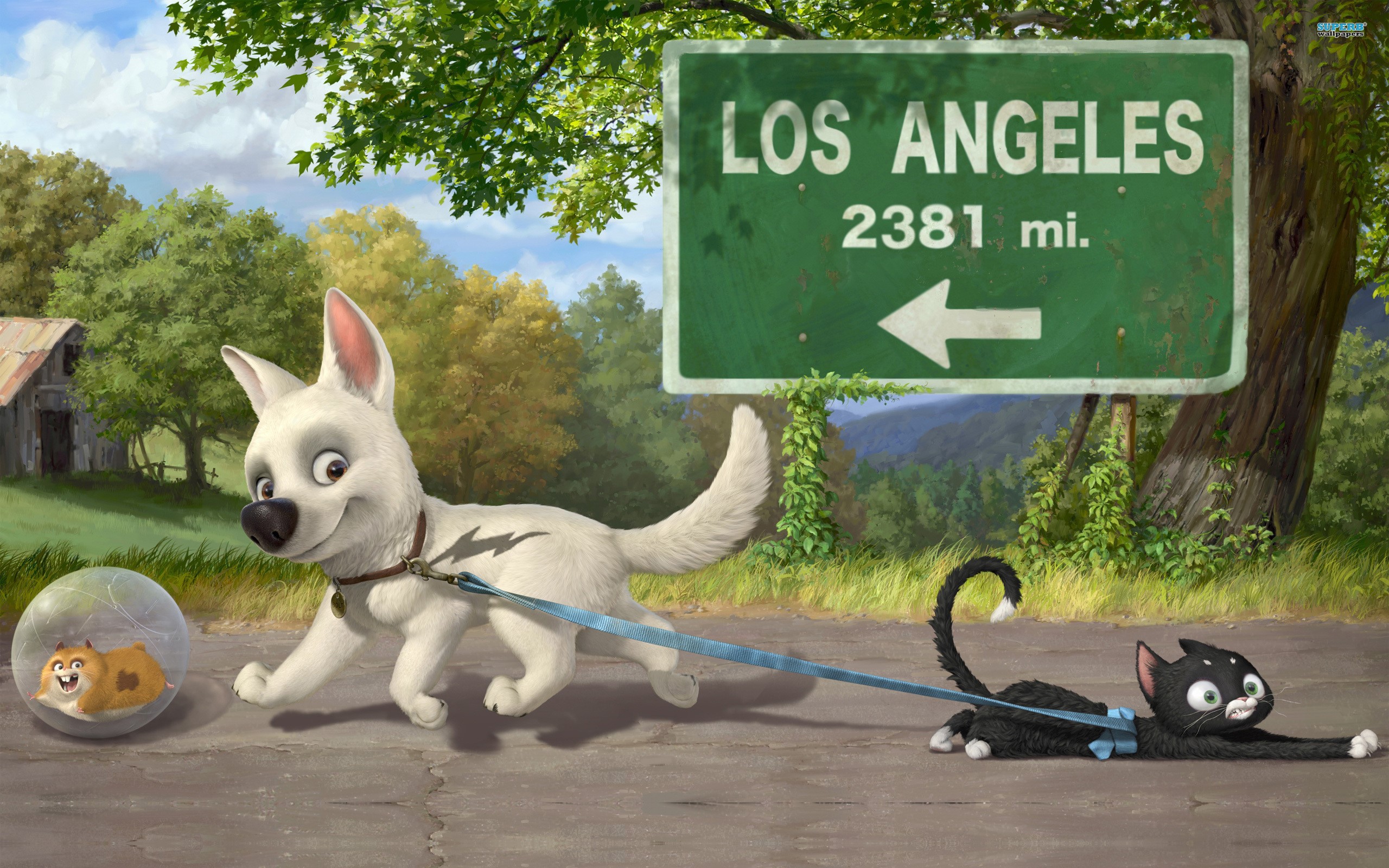 Disney, Bolt, Dogs, Cats Gallery HD Wallpaper