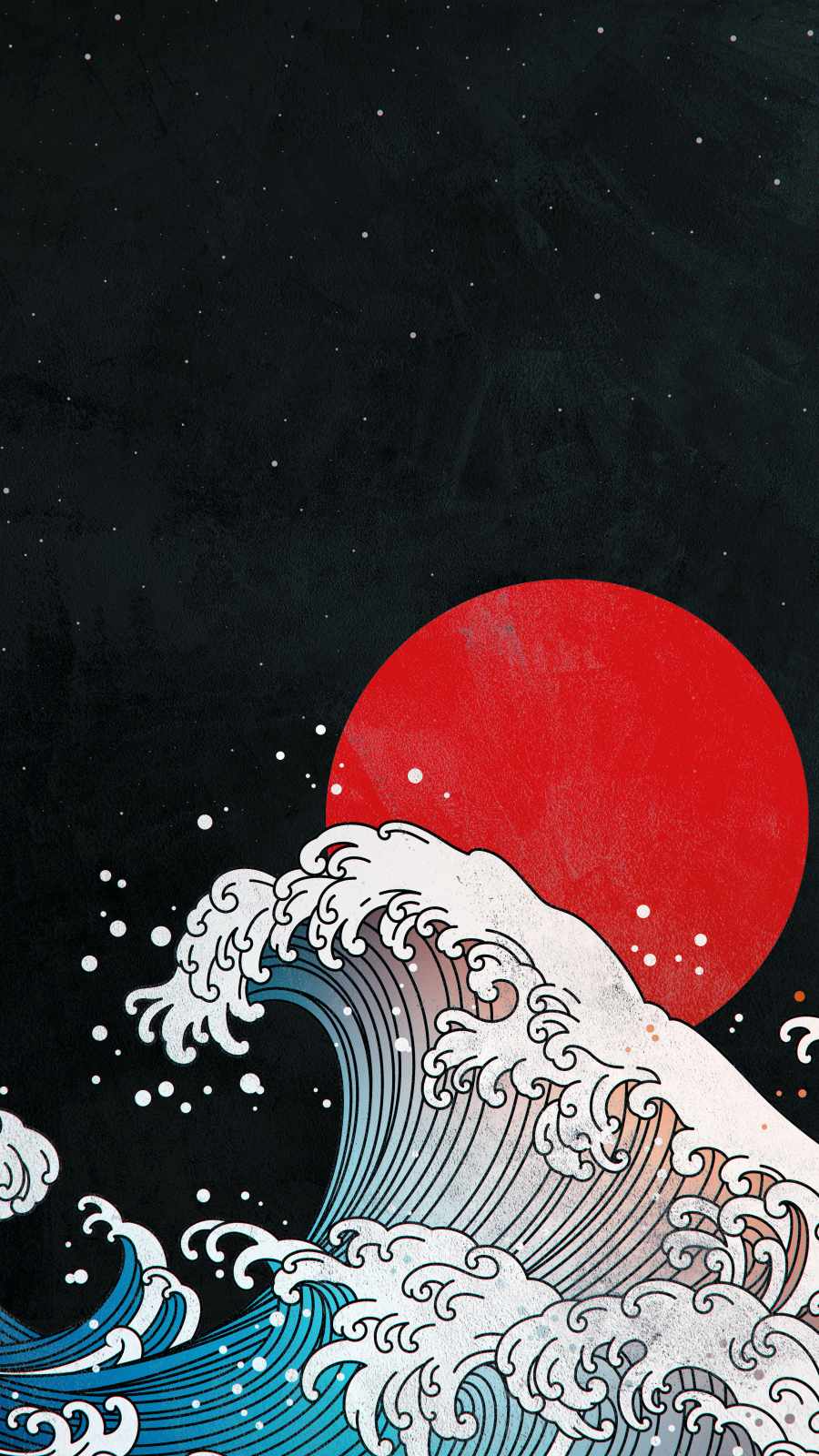 Sea Waves And Sun IPhone Wallpaper Wallpaper, iPhone Wallpaper. Japanese pop art, Japanese wallpaper iphone, Art wallpaper iphone