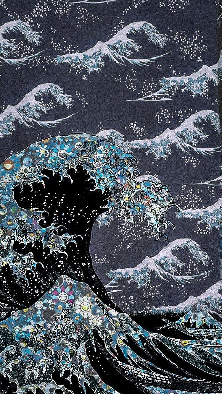 Hokusai iPhone Wallpaper