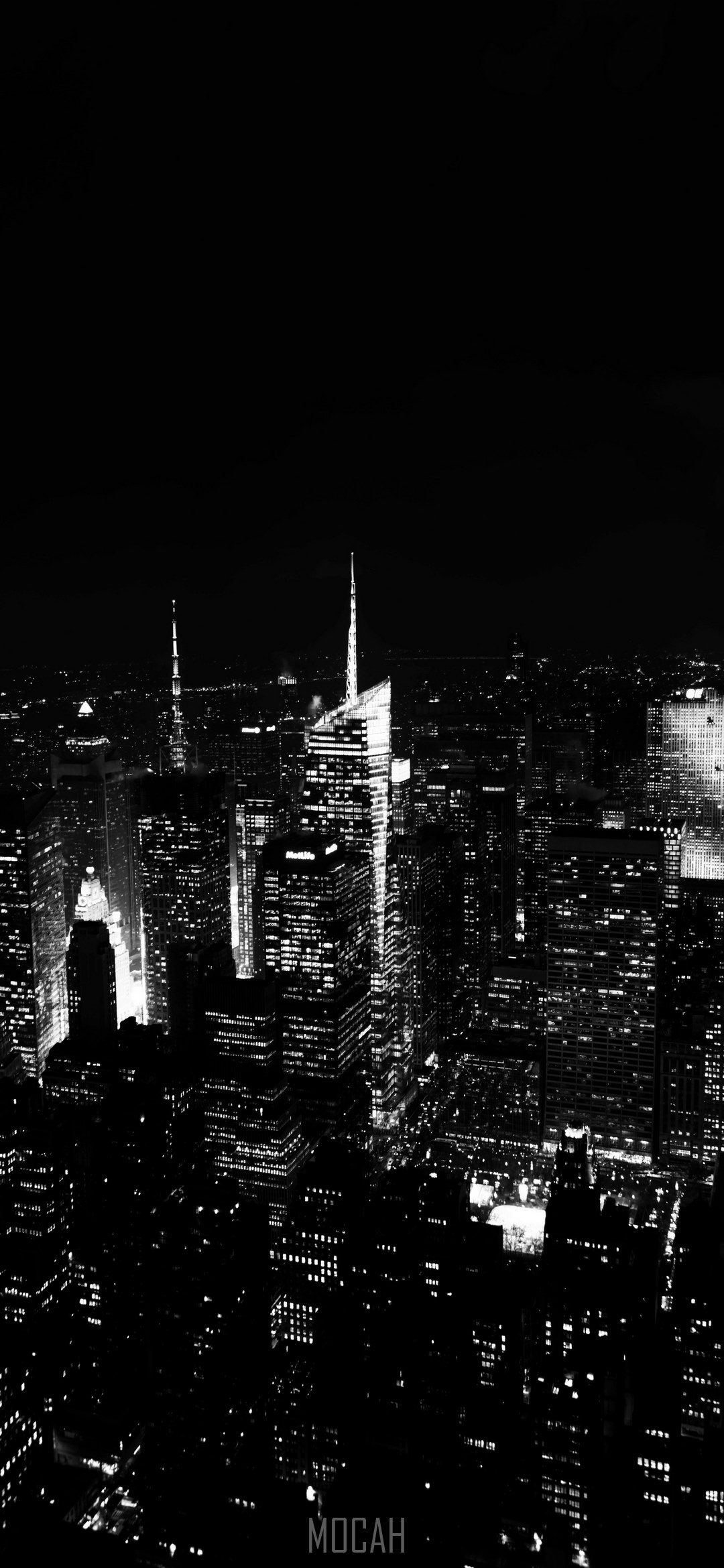 a black and white photograph of a cityscape with urban skyscrapers, _cityscape urban skyscrapers, Google Pixel 4a 5G background hd, 1080x2340 Gallery HD Wallpaper