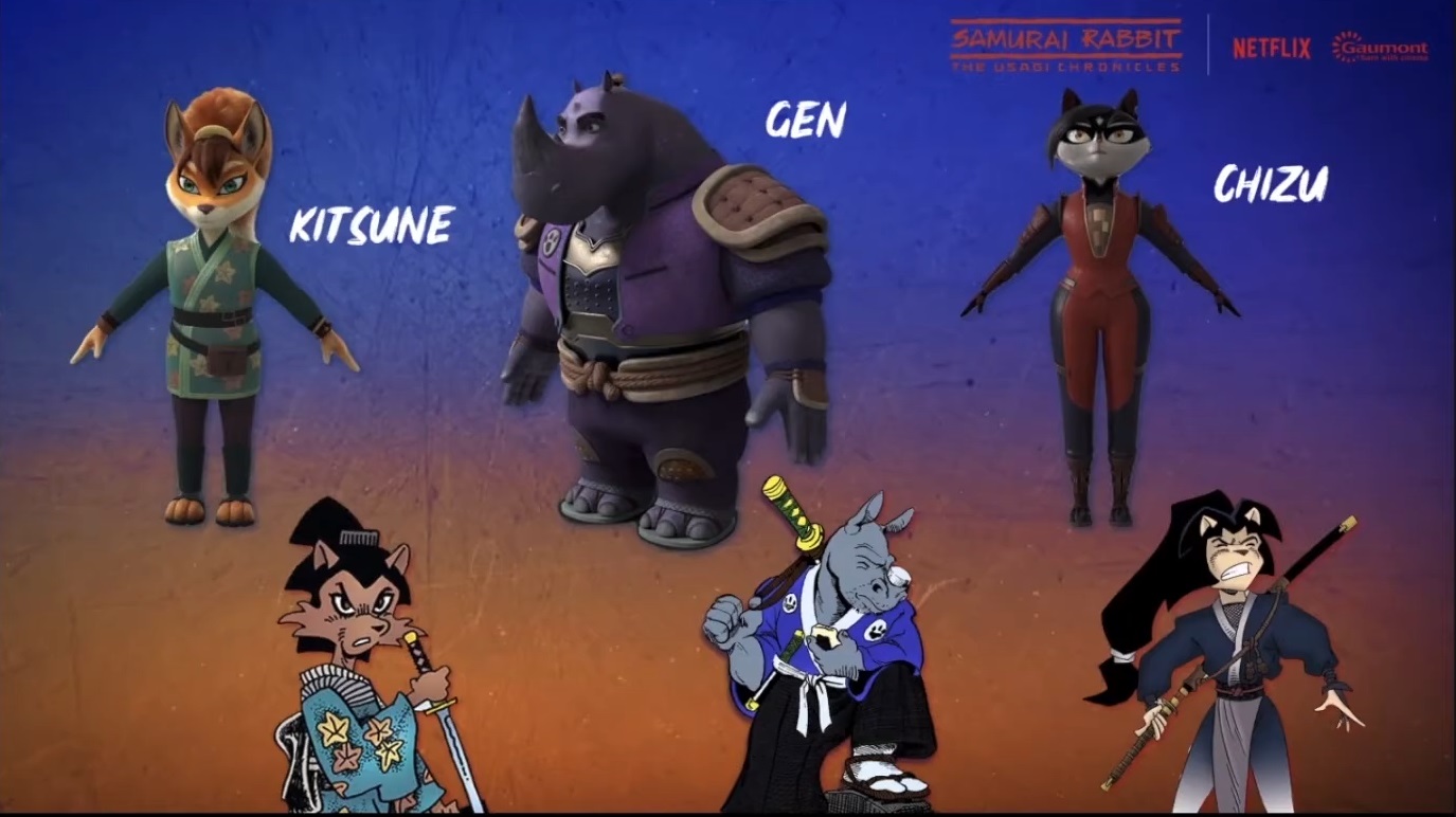 ComicCon '21: First look and voice cast revealed for Stan Sakai's SAMURAI RABBIT animated series