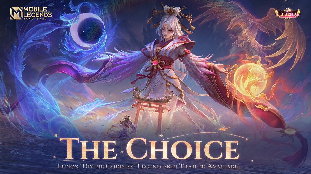 The Choice. Lunox Divine Goddess Skin. Mobile Legends: Bang Bang