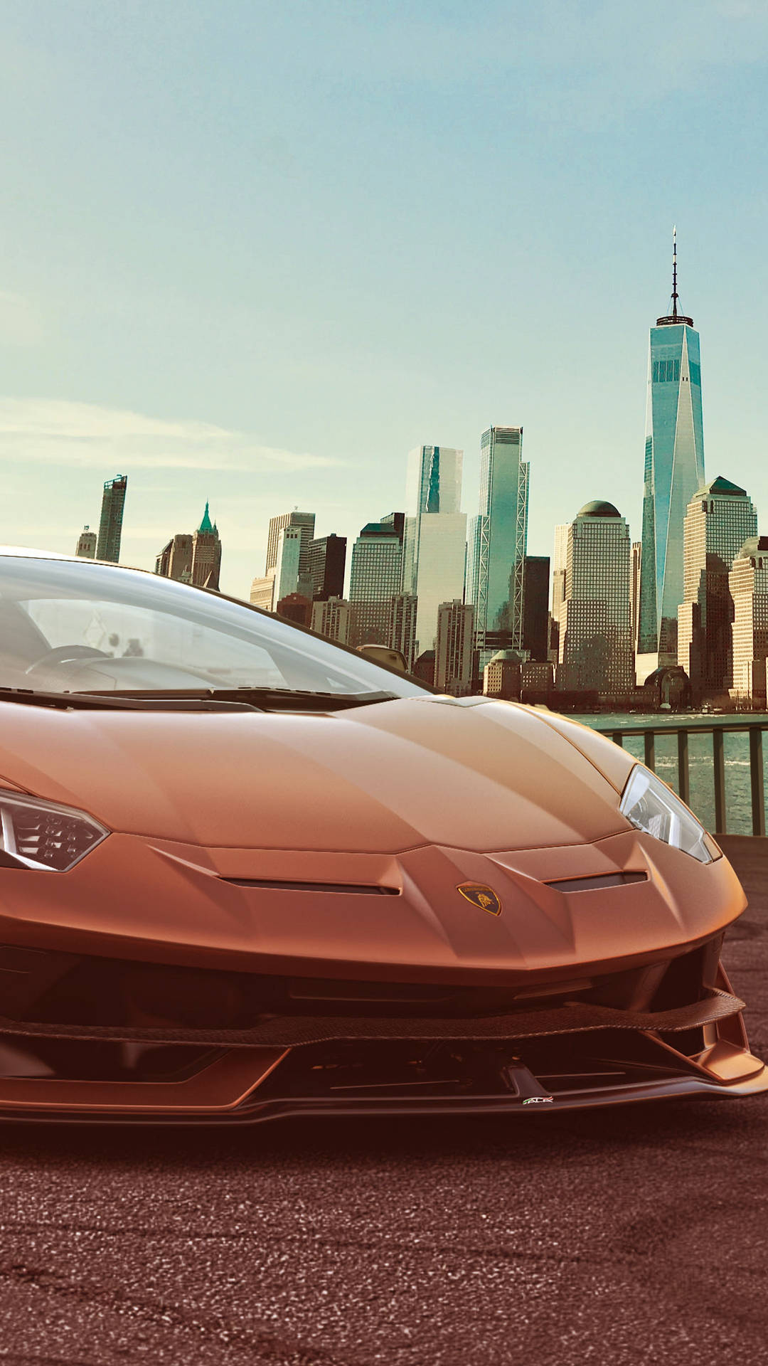 Download Brown Aesthetic 4K Car iPhone Wallpaper