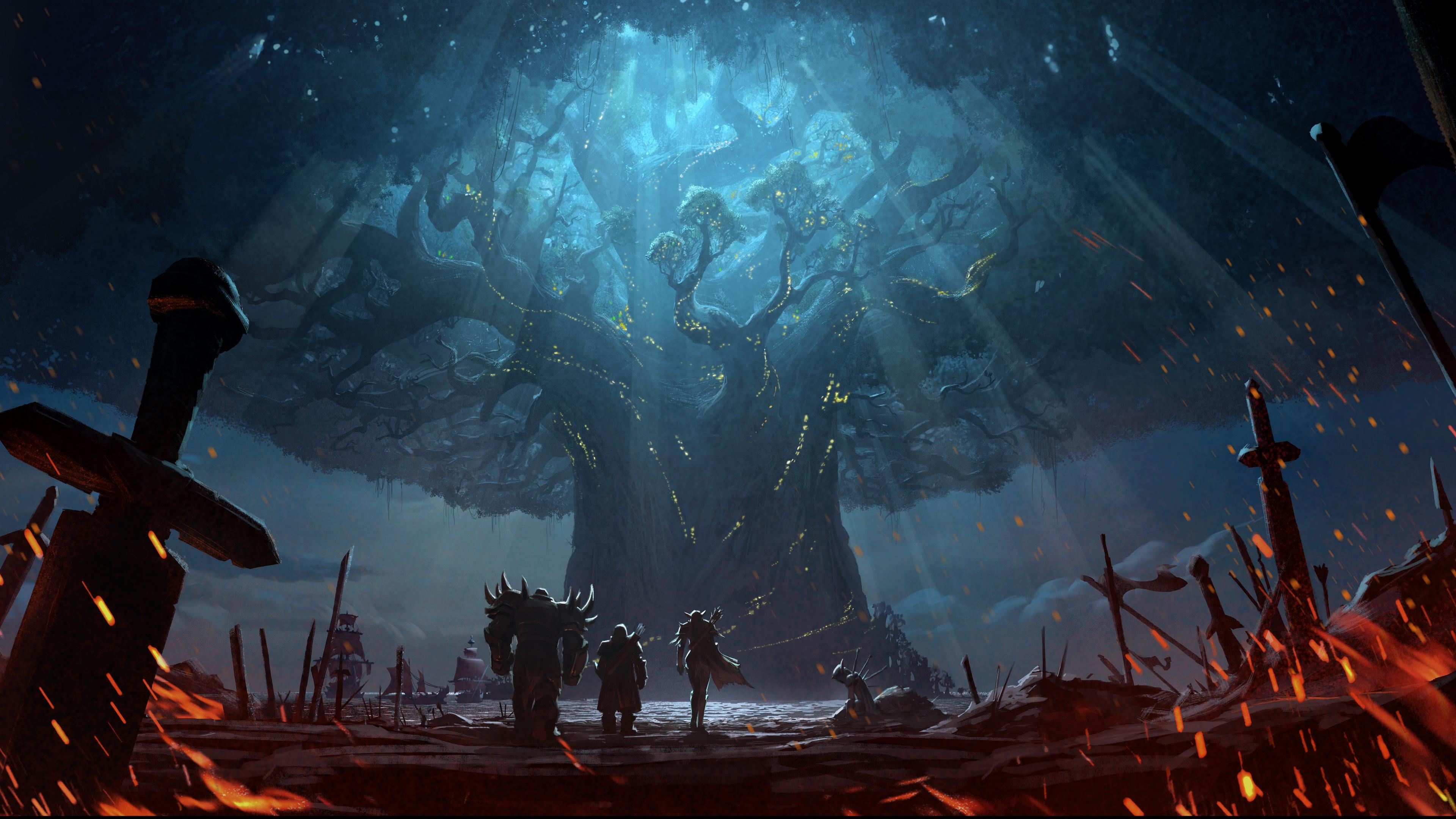 Fantasy 4K wallpaper for your desktop or mobile screen free and easy to download