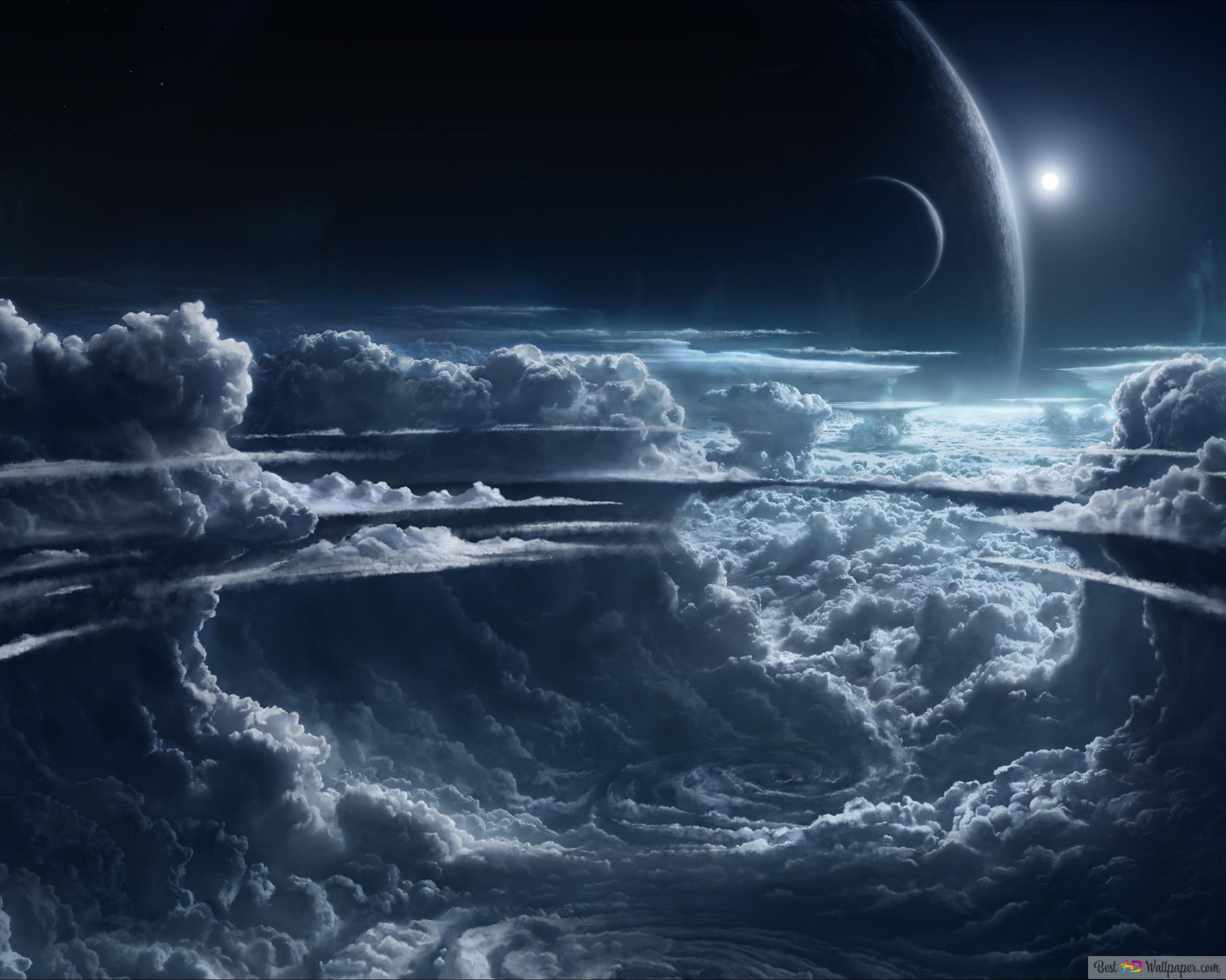 Space Fantasy Art 4K wallpaper download