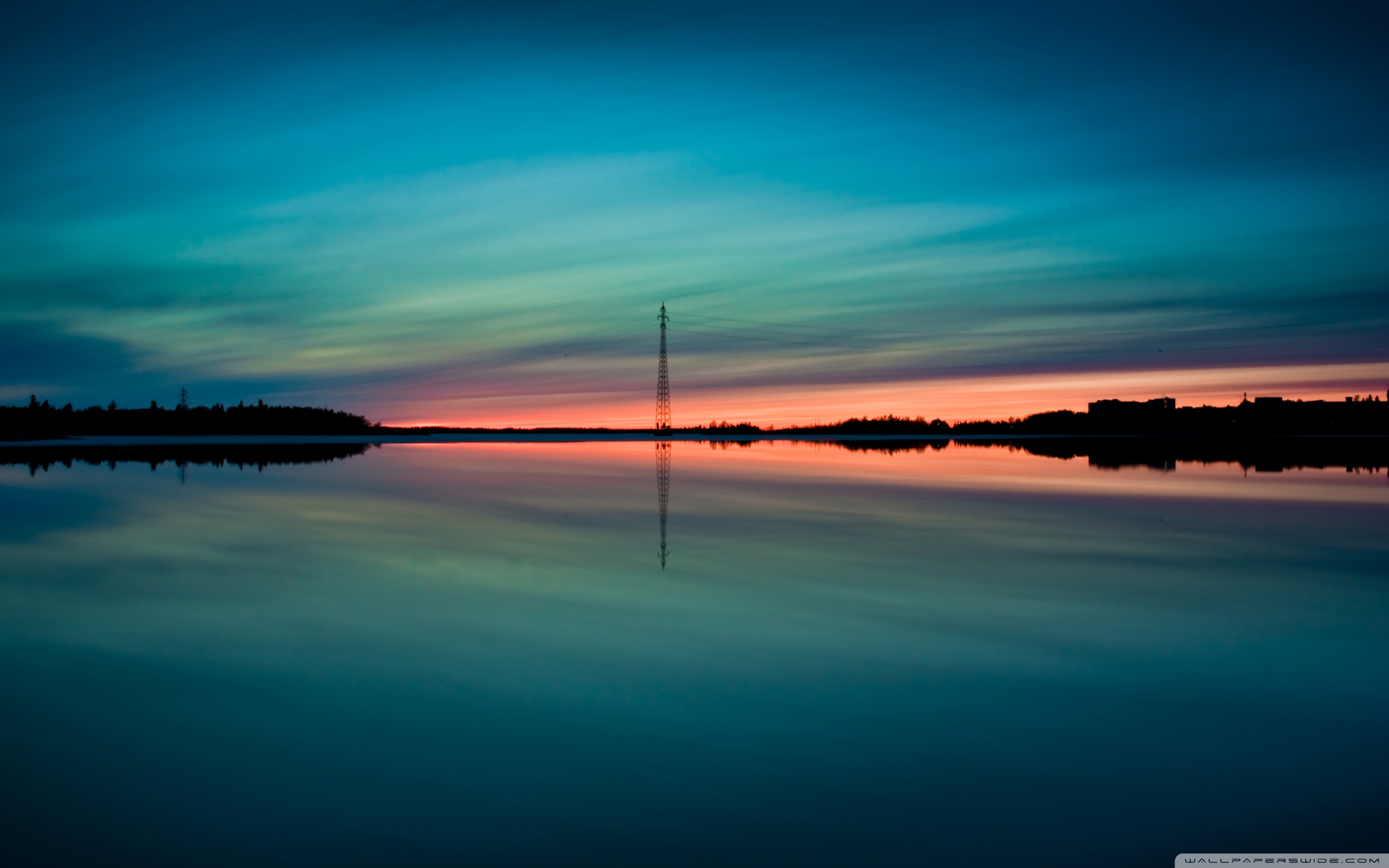 Summer Sunset Reflection Ultra HD