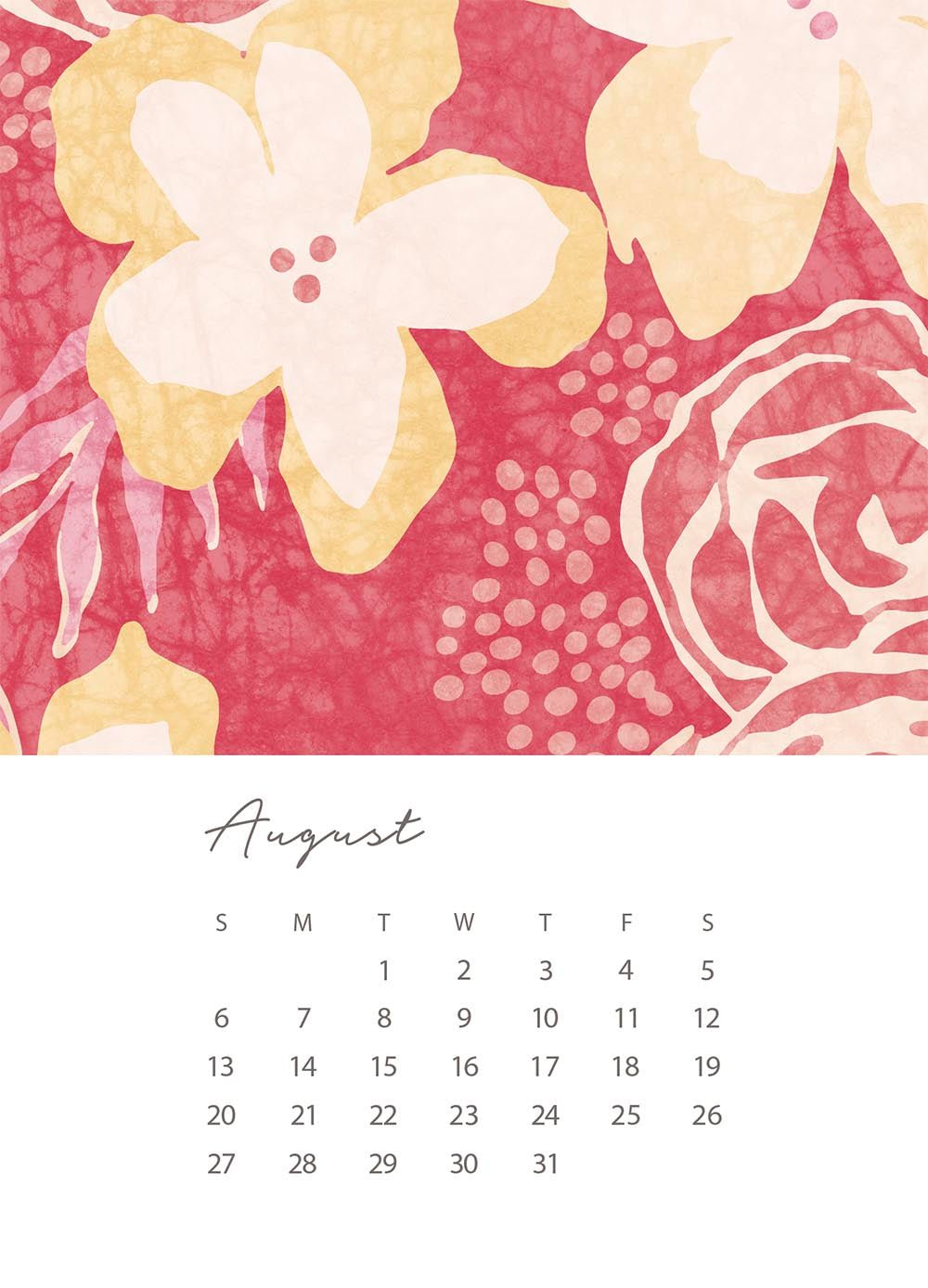 2023 Desk Calendar by Artist Jenny Bova Bova. Art & Design