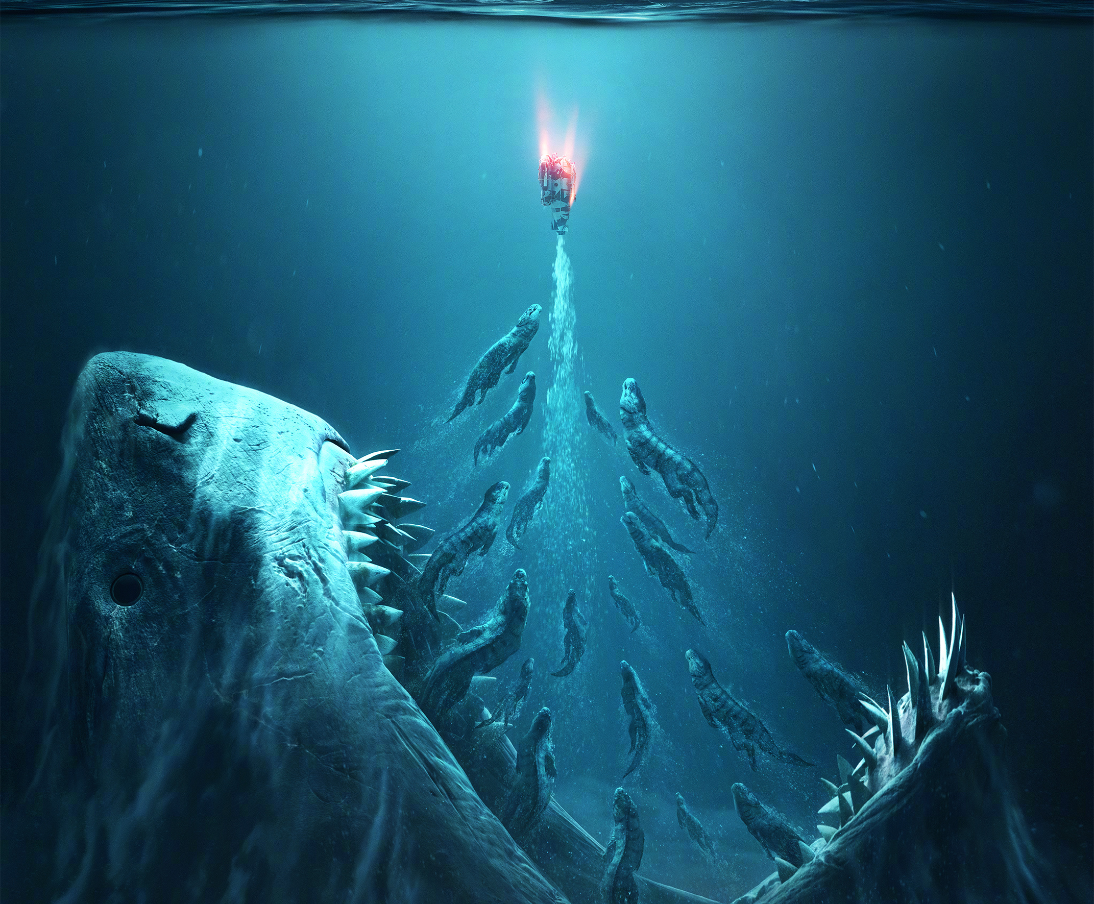 Meg 2: The Trench HD Wallpaper und Hintergründe