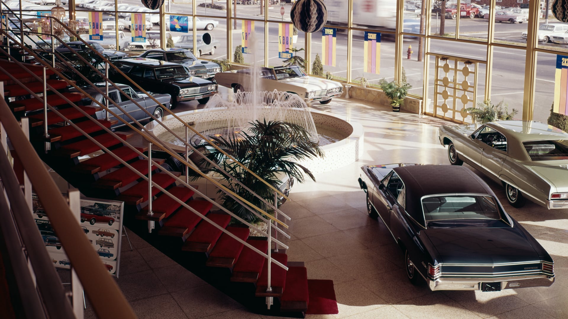 How Car Shopping Used to Be: Great Historical Image of Dealerships and Showroom Floors