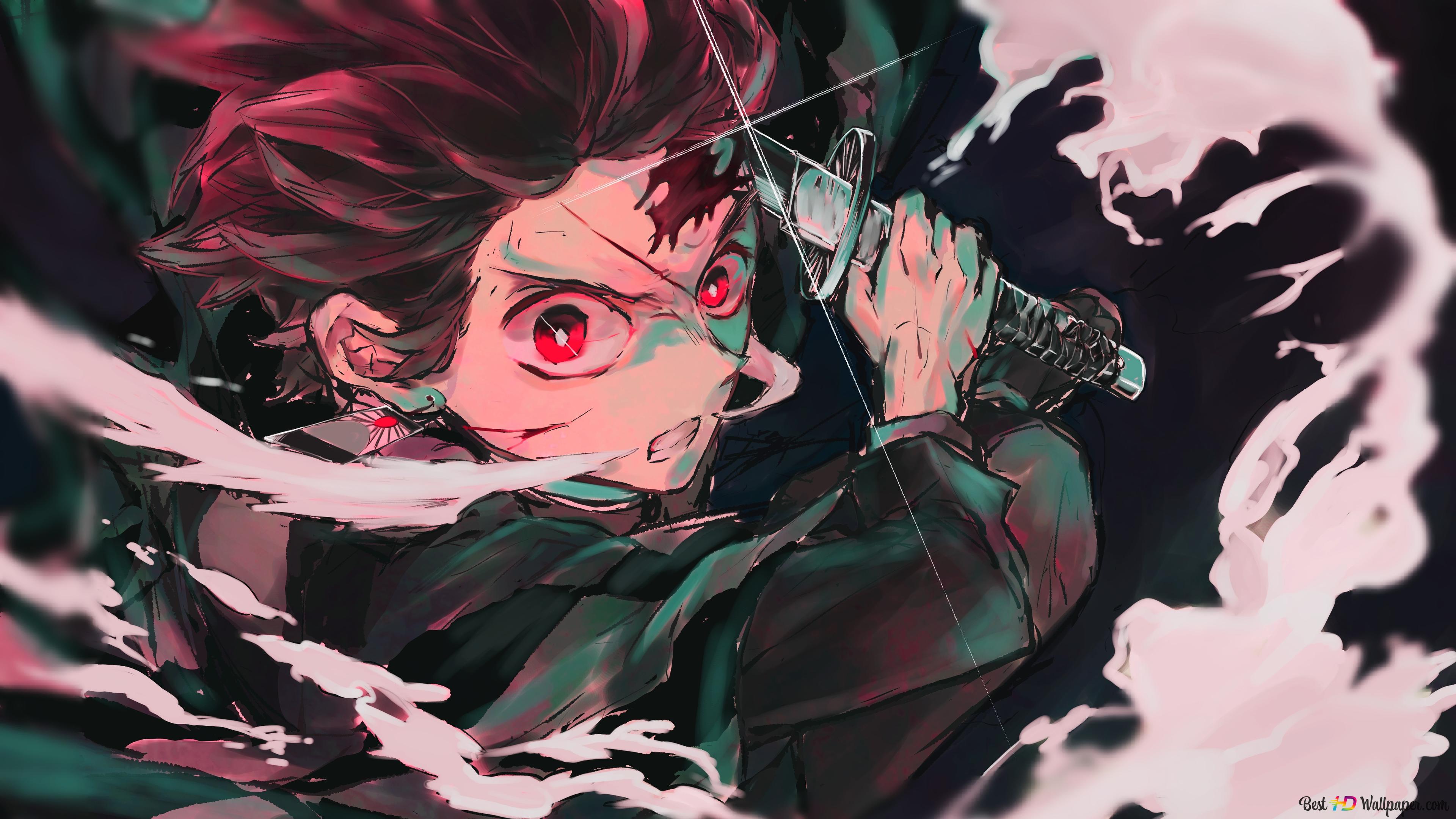 demon slayer tanjiro kamado 10 4K wallpaper download